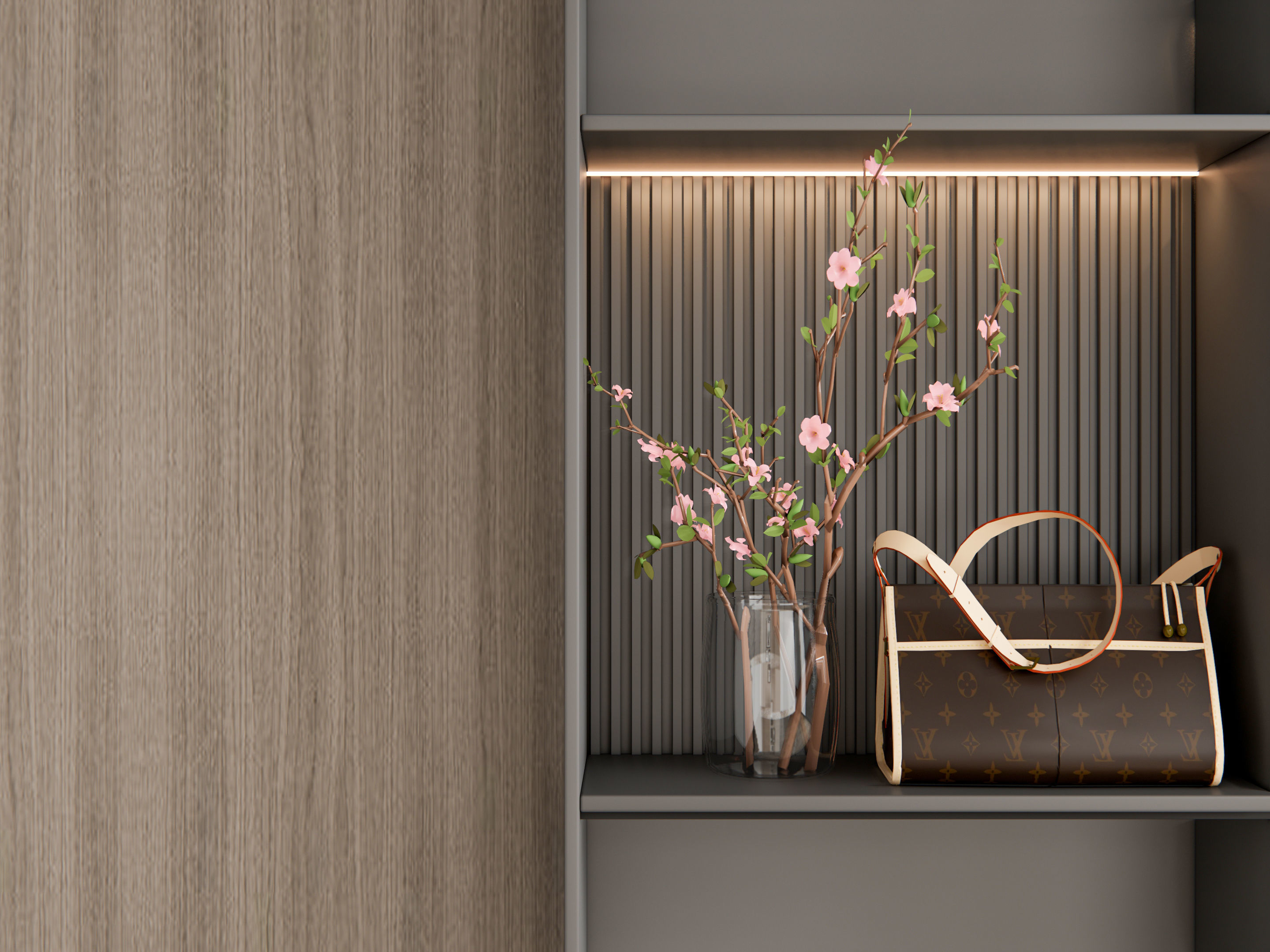 Entryway hallway entrance hall corridor furniture 13 3D model_6