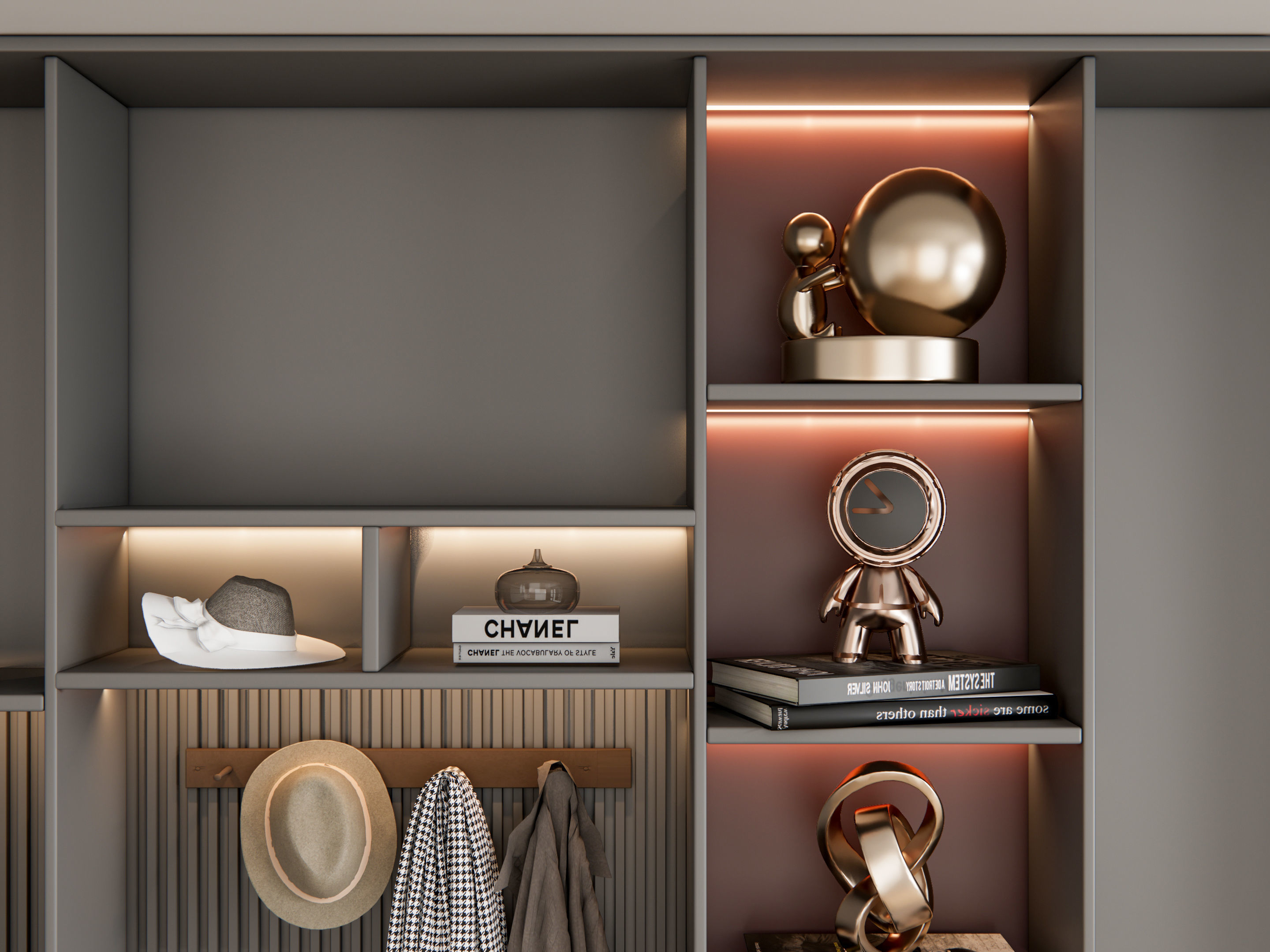 Entryway hallway entrance hall corridor furniture 13 3D model_7