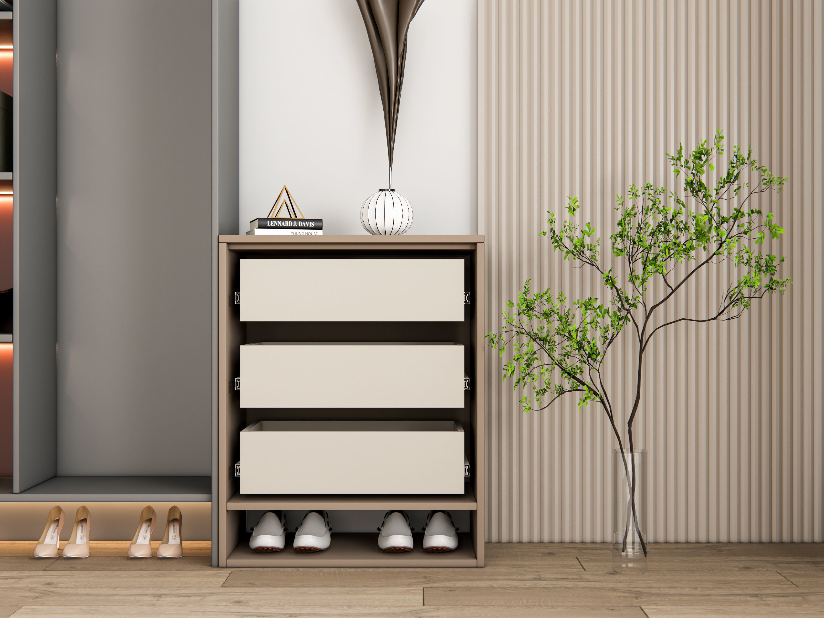 Entryway hallway entrance hall corridor furniture 13 3D model_10