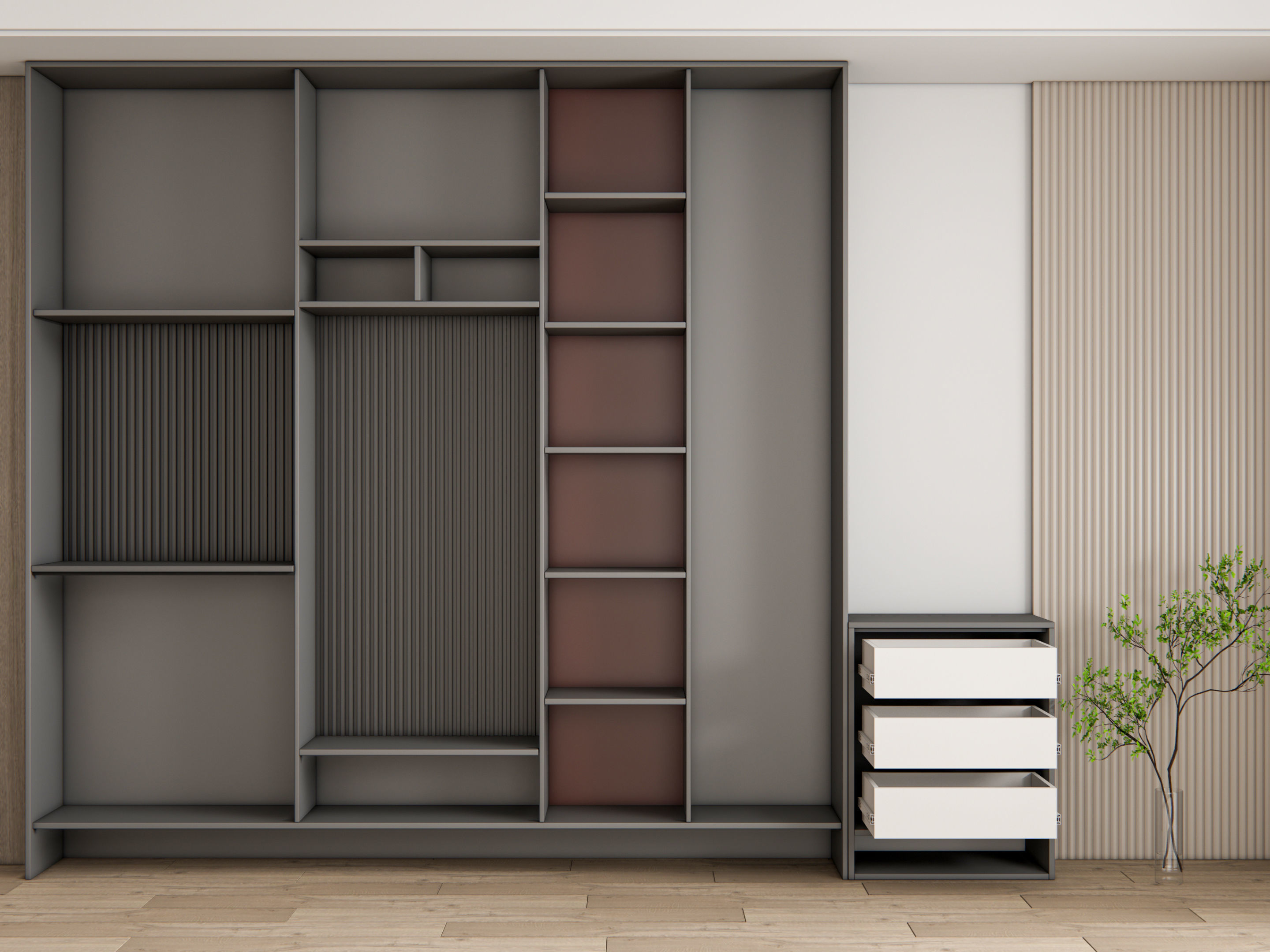 Entryway hallway entrance hall corridor furniture 13 3D model_18