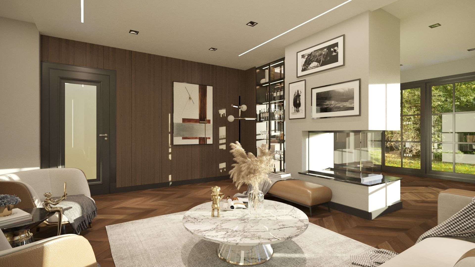 Living Room Design 030 3D model_2