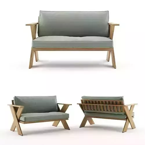 Valente Outdoor 2 Seater Sofa