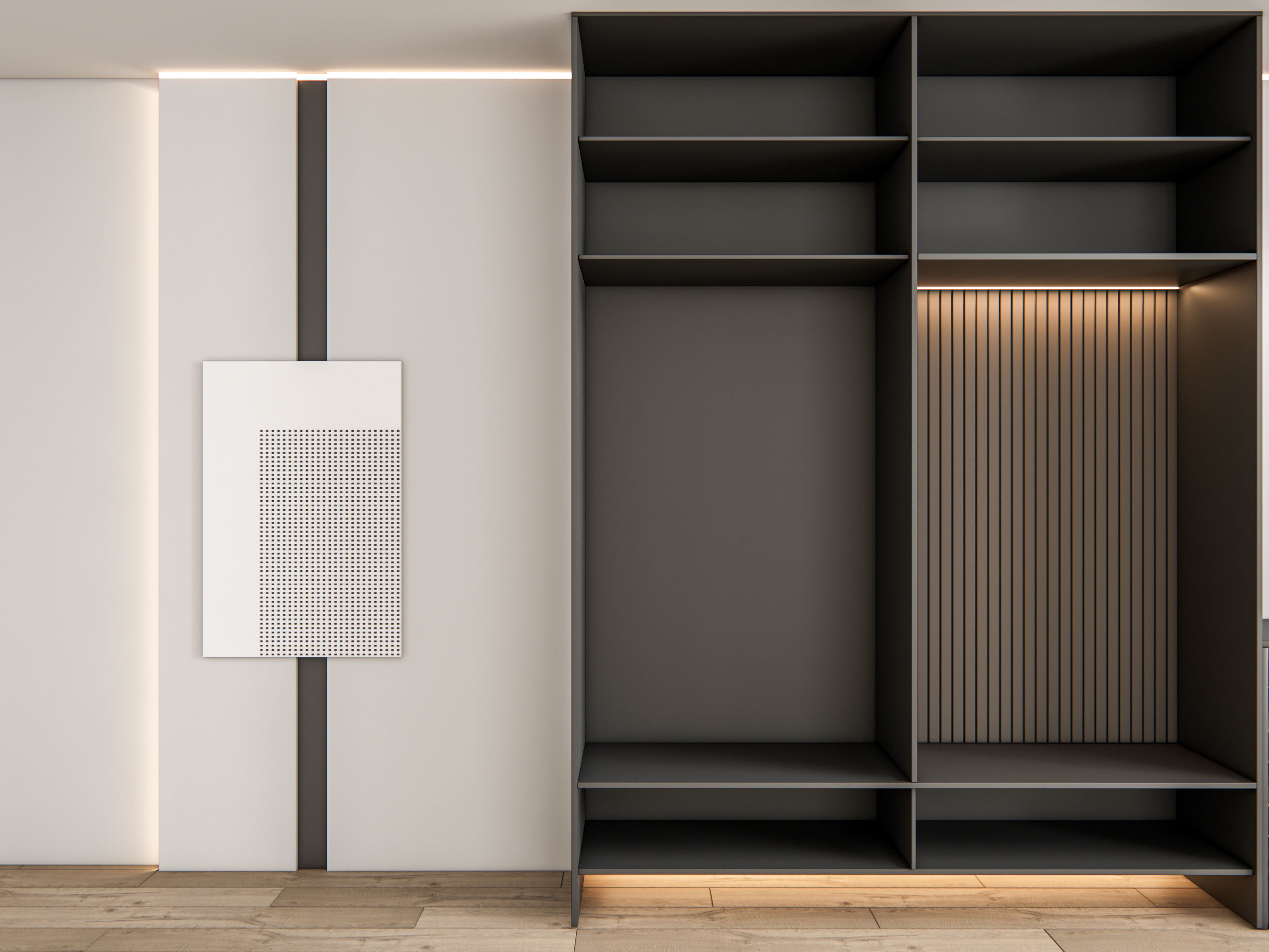 Entryway hallway entrance hall corridor furniture 14 3D model_8