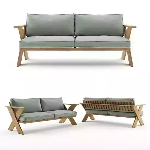 Valente Outdoor 3 Seater Sofa