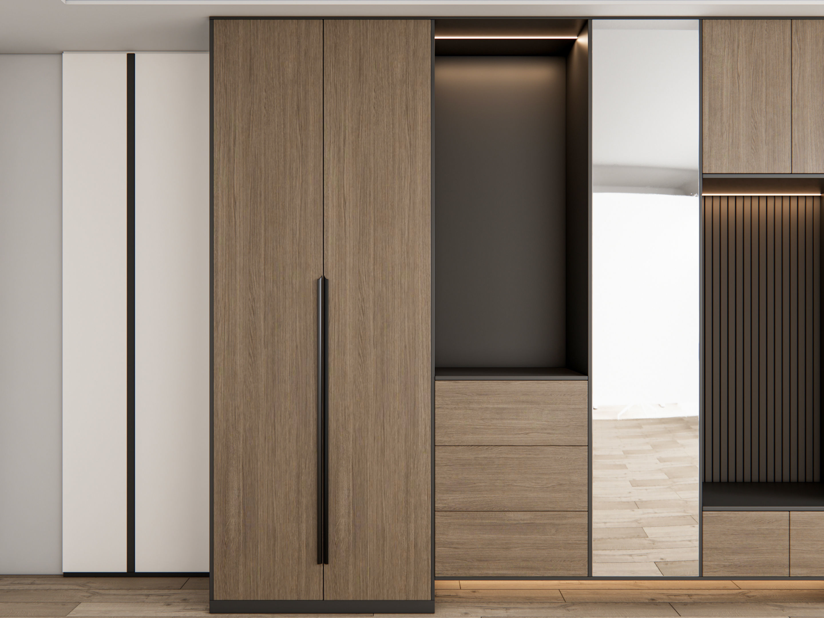 Entryway hallway entrance hall corridor furniture 15 3D model_6