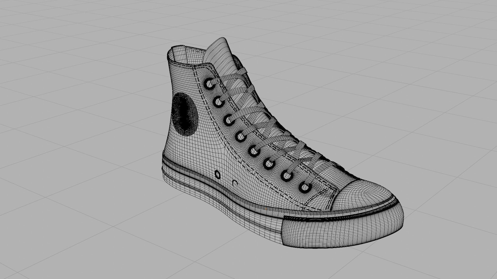 Chuck Taylor All Star Shoes 3D model_11