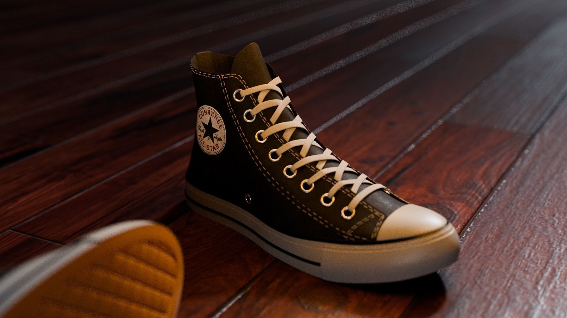 Chuck Taylor All Star Shoes 3D model_2