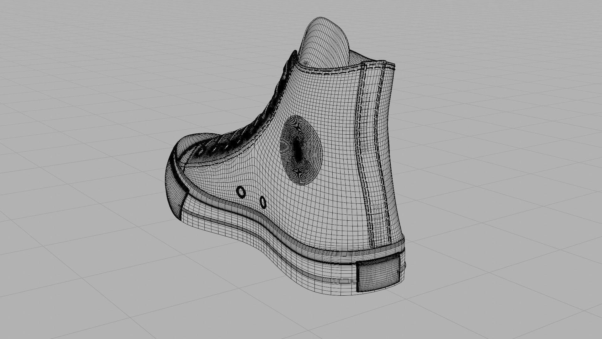 Chuck Taylor All Star Shoes 3D model_12