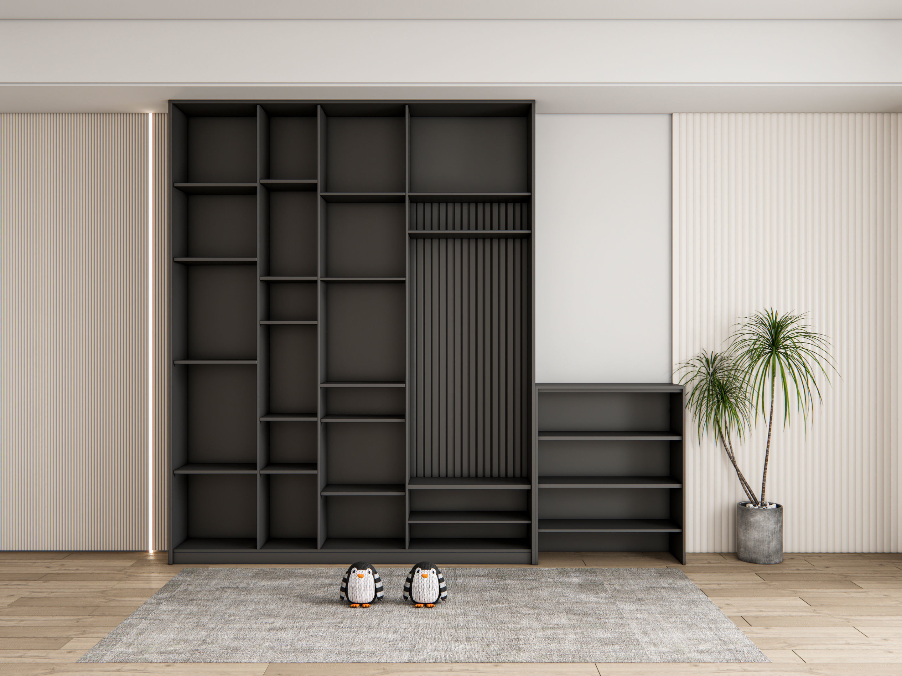 Entryway hallway entrance hall corridor furniture 16 3D model_4