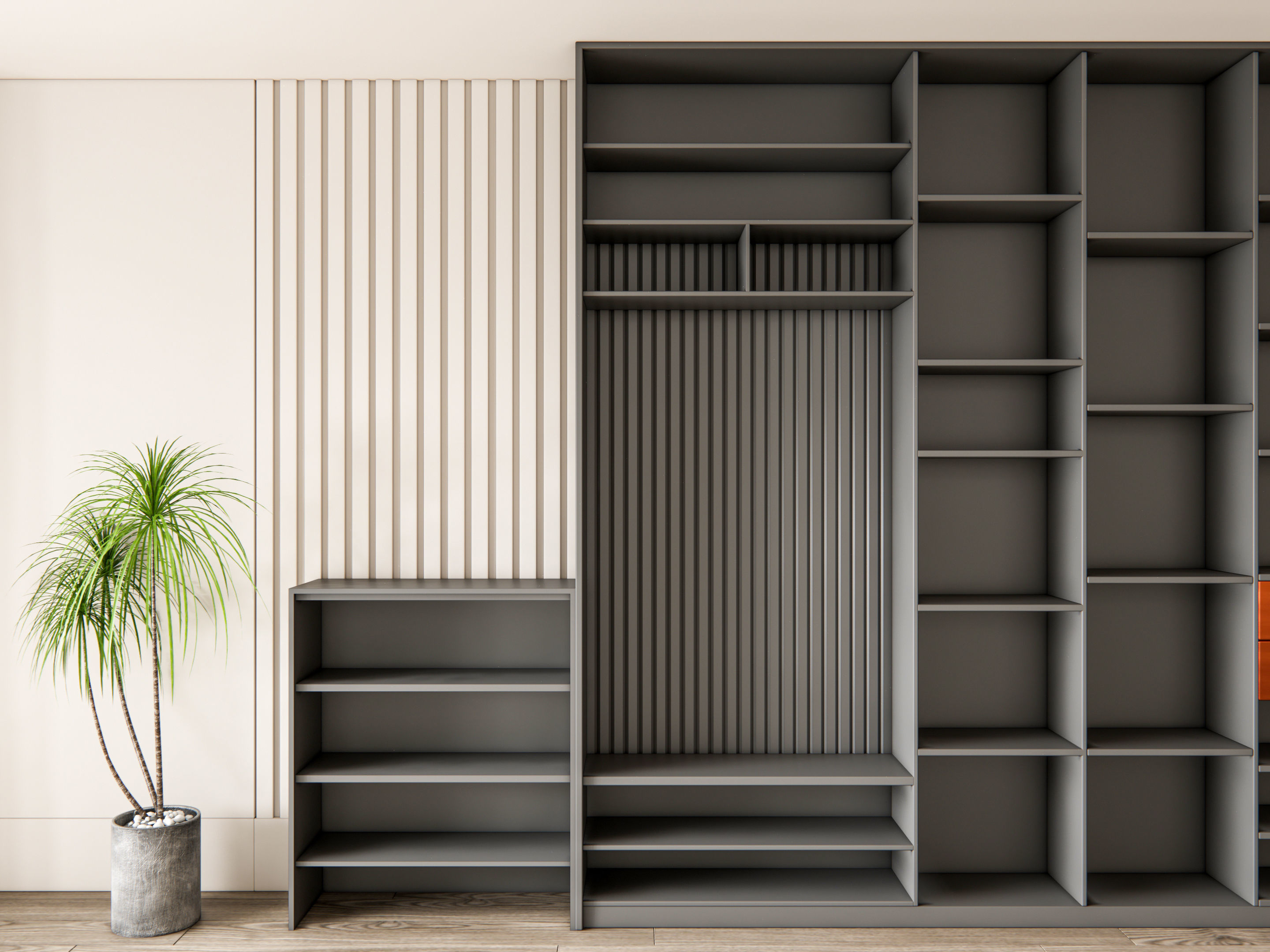 Entryway hallway entrance hall corridor furniture 17 3D model_9