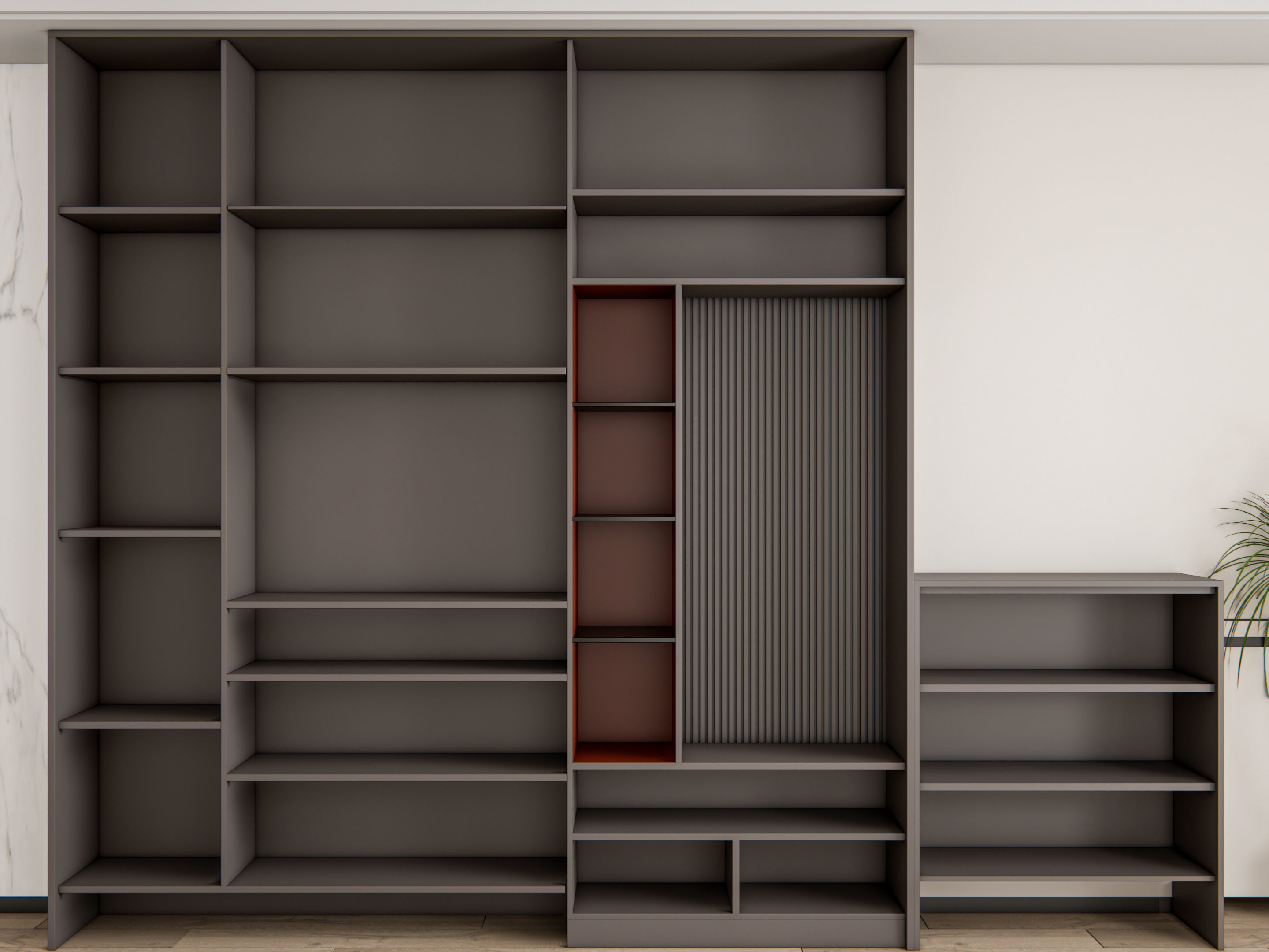 Entryway hallway entrance hall corridor furniture 18 3D model_11
