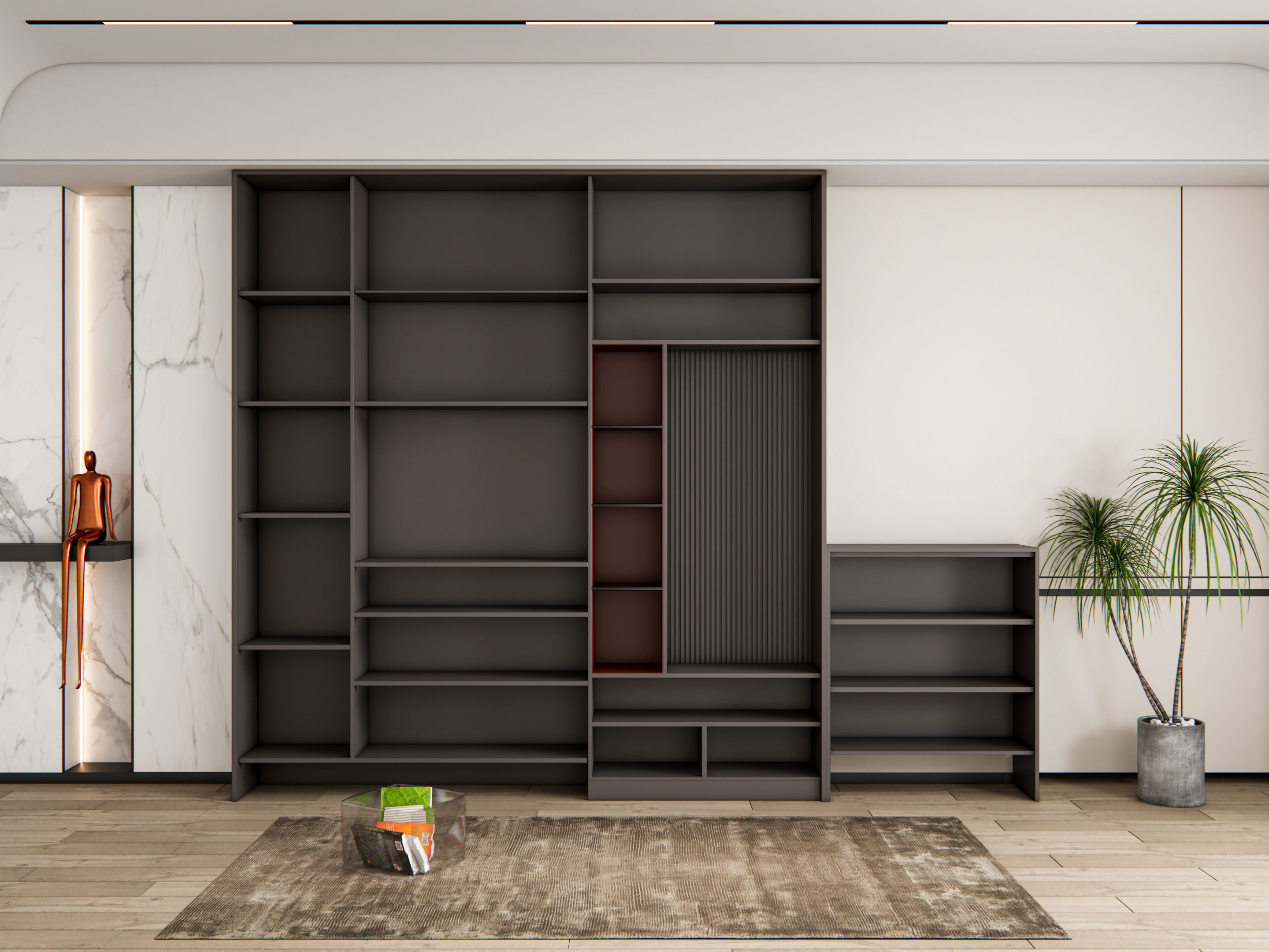 Entryway hallway entrance hall corridor furniture 18 3D model_4