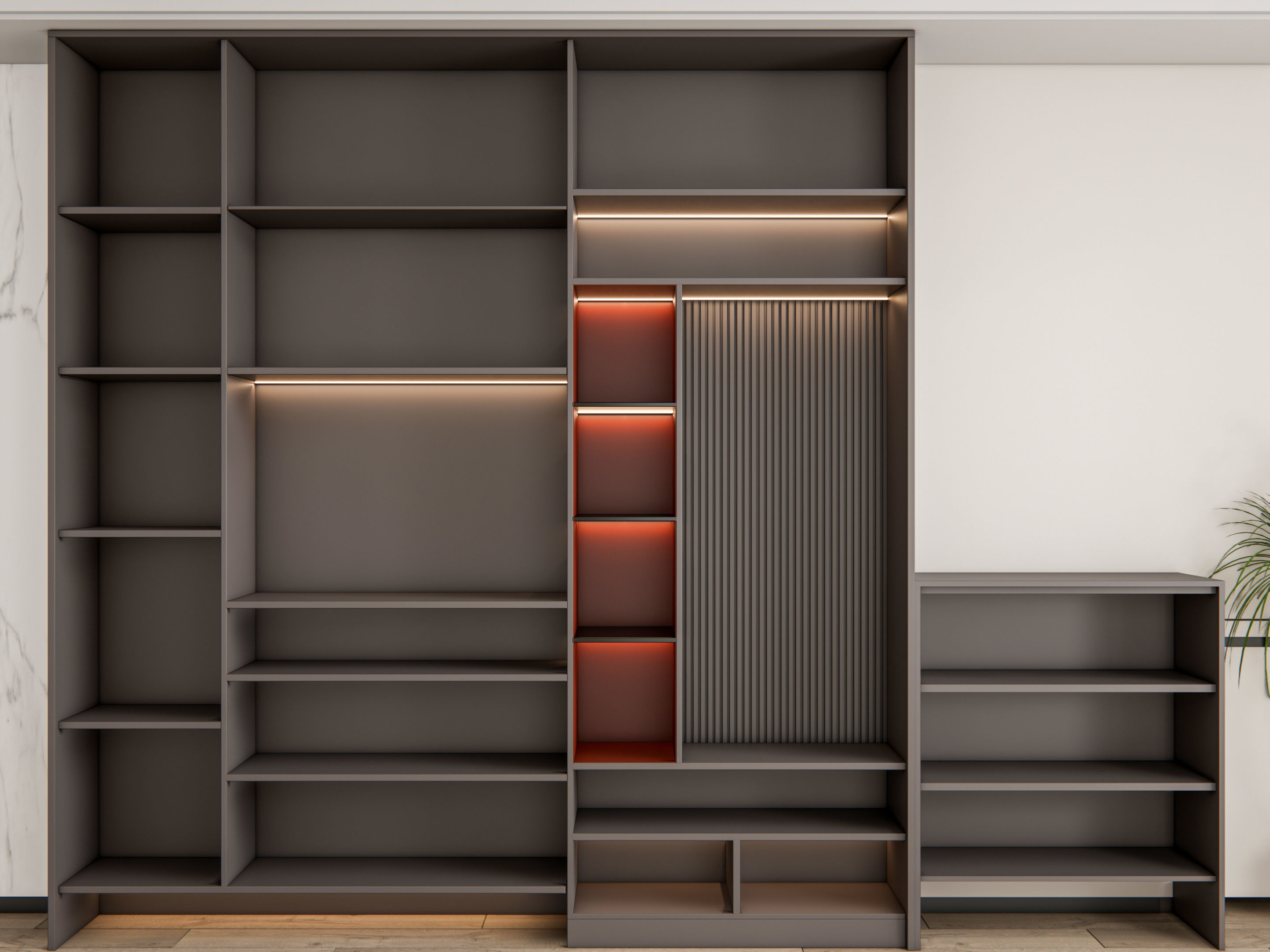 Entryway hallway entrance hall corridor furniture 18 3D model_6