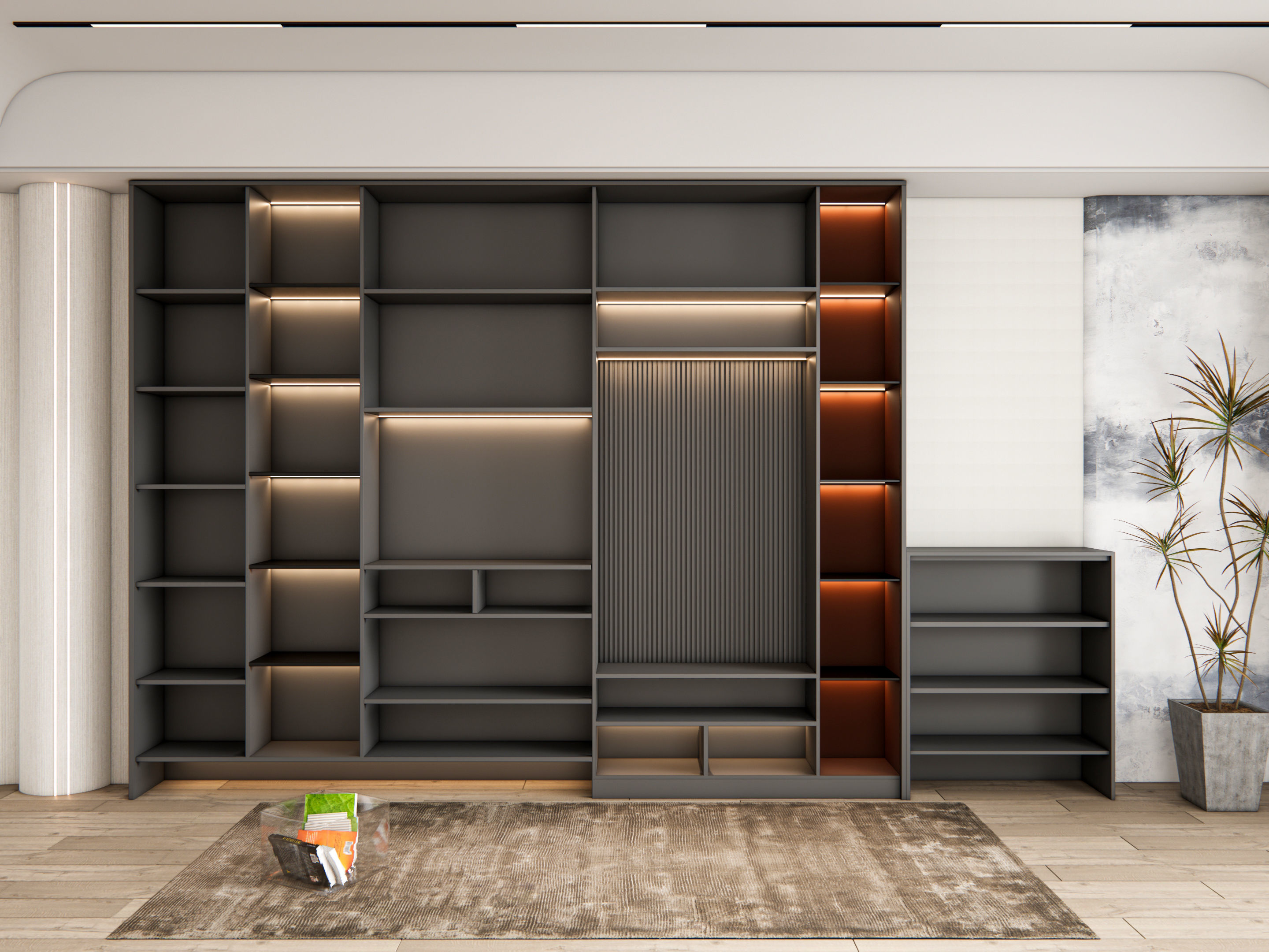Entryway hallway entrance hall corridor furniture 19 3D model_17