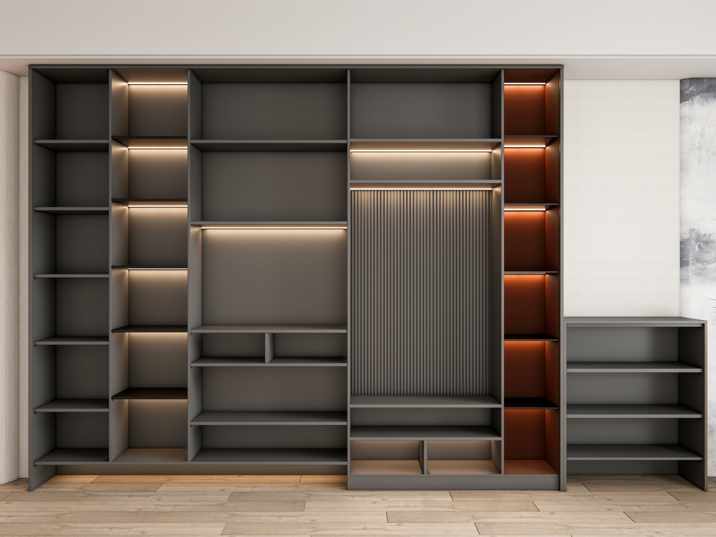 Entryway hallway entrance hall corridor furniture 19 3D model_10