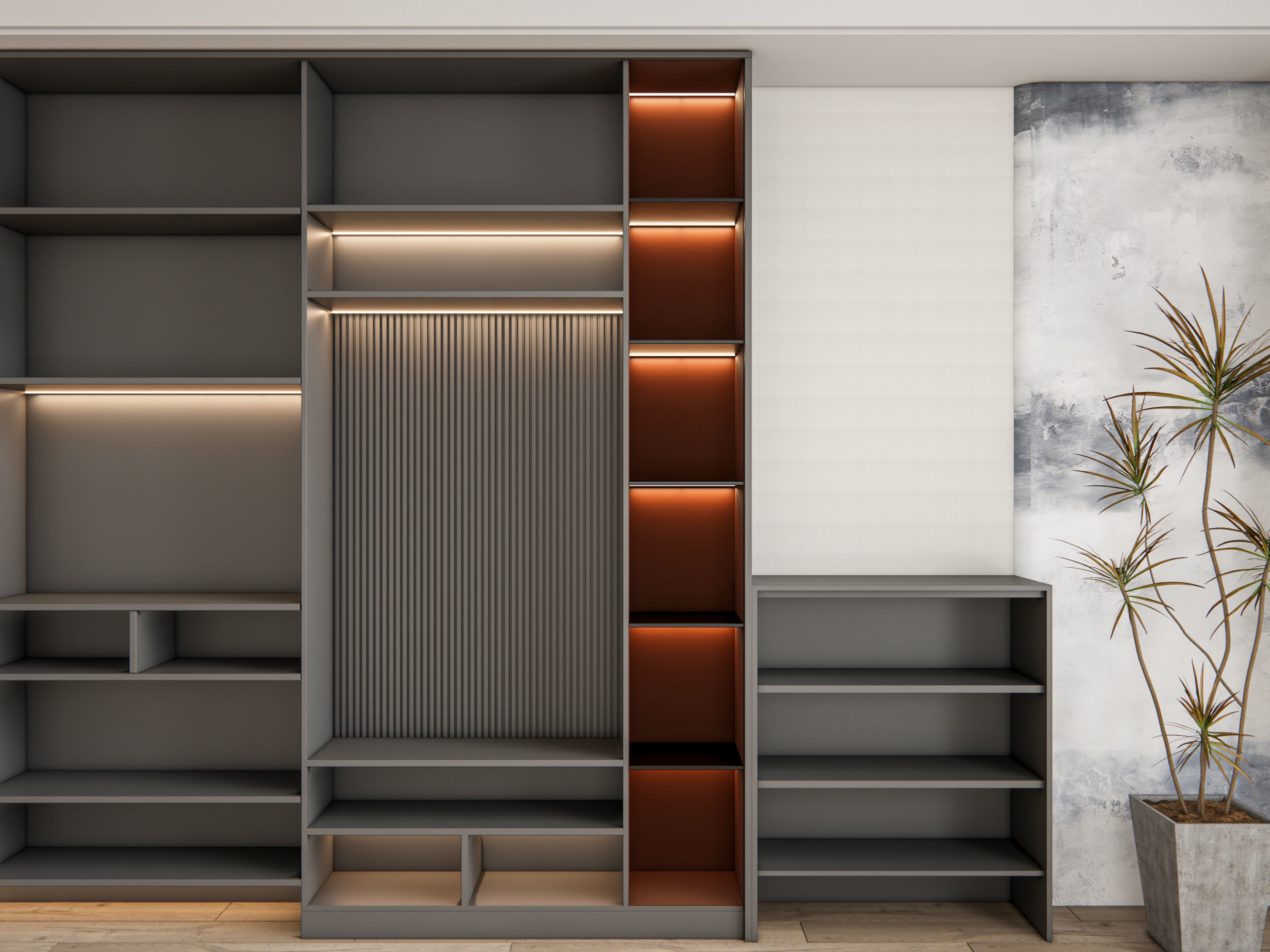 Entryway hallway entrance hall corridor furniture 19 3D model_8