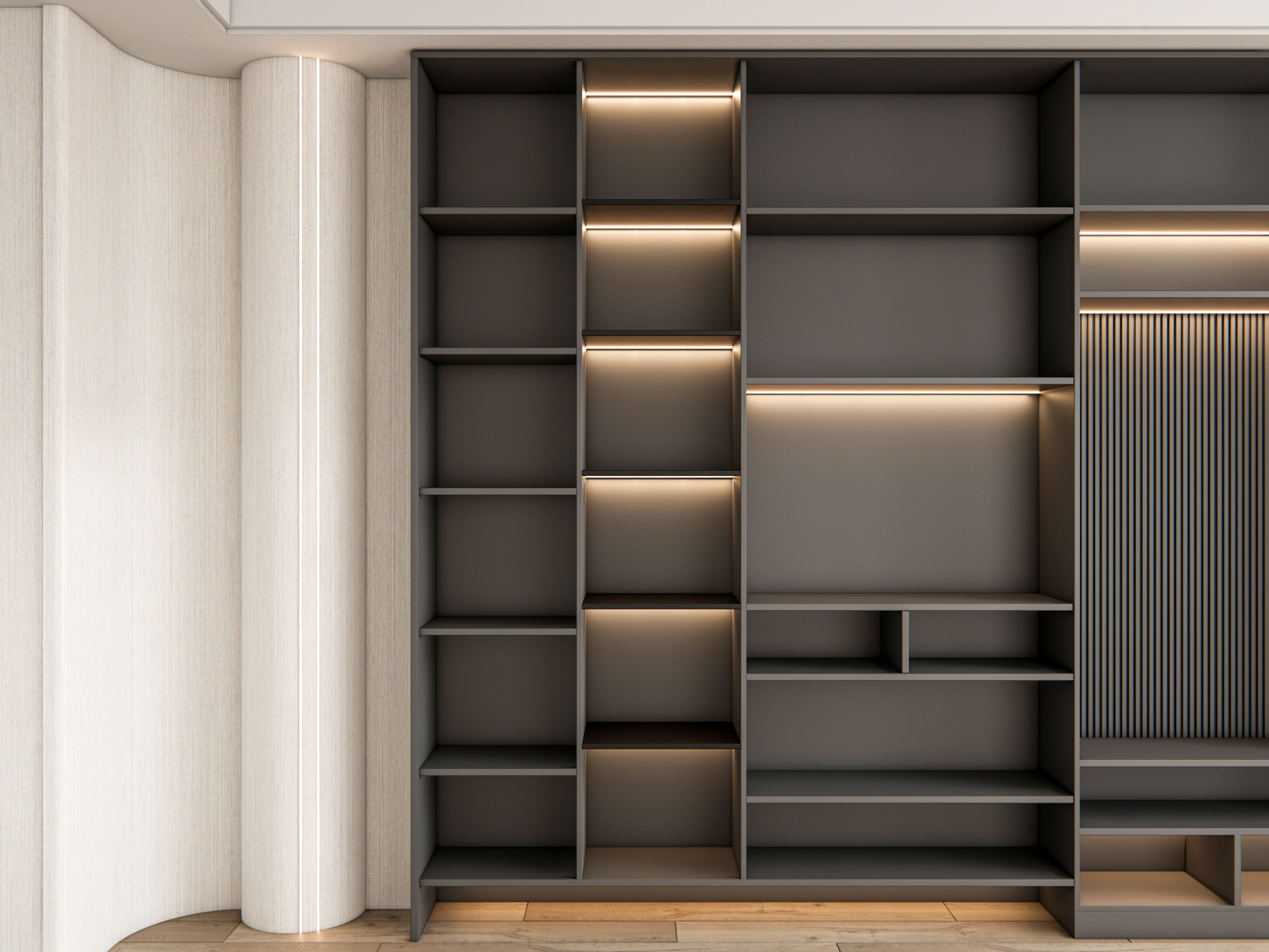 Entryway hallway entrance hall corridor furniture 19 3D model_3