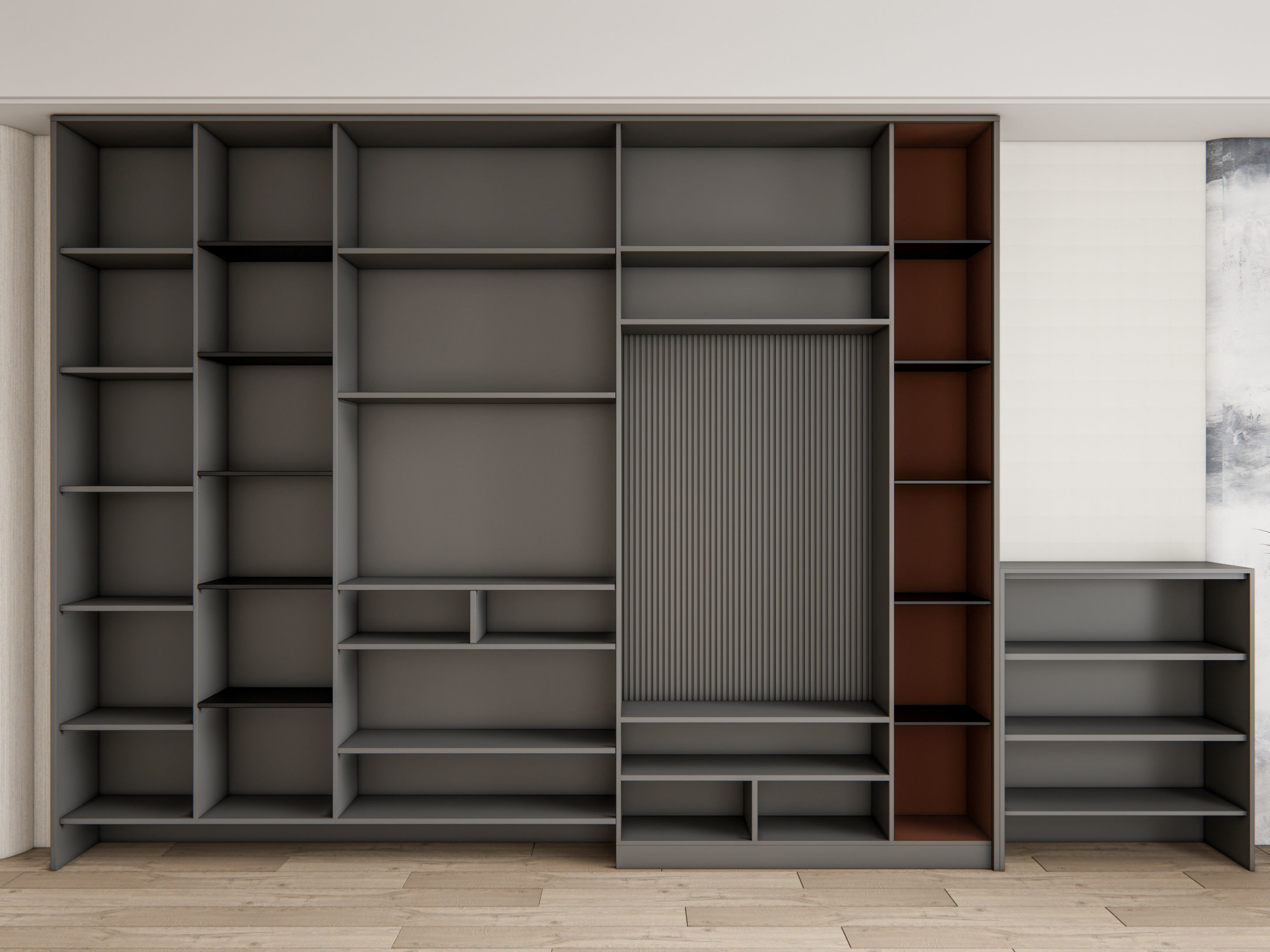 Entryway hallway entrance hall corridor furniture 19 3D model_5