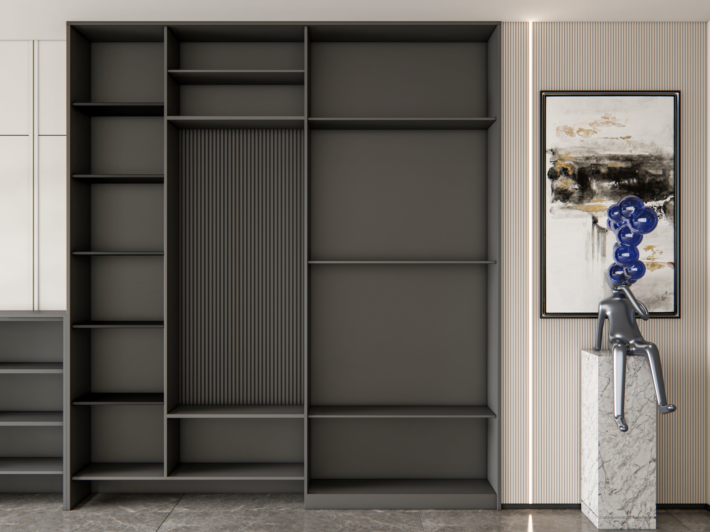 Entryway hallway entrance hall corridor furniture 20 3D model_16