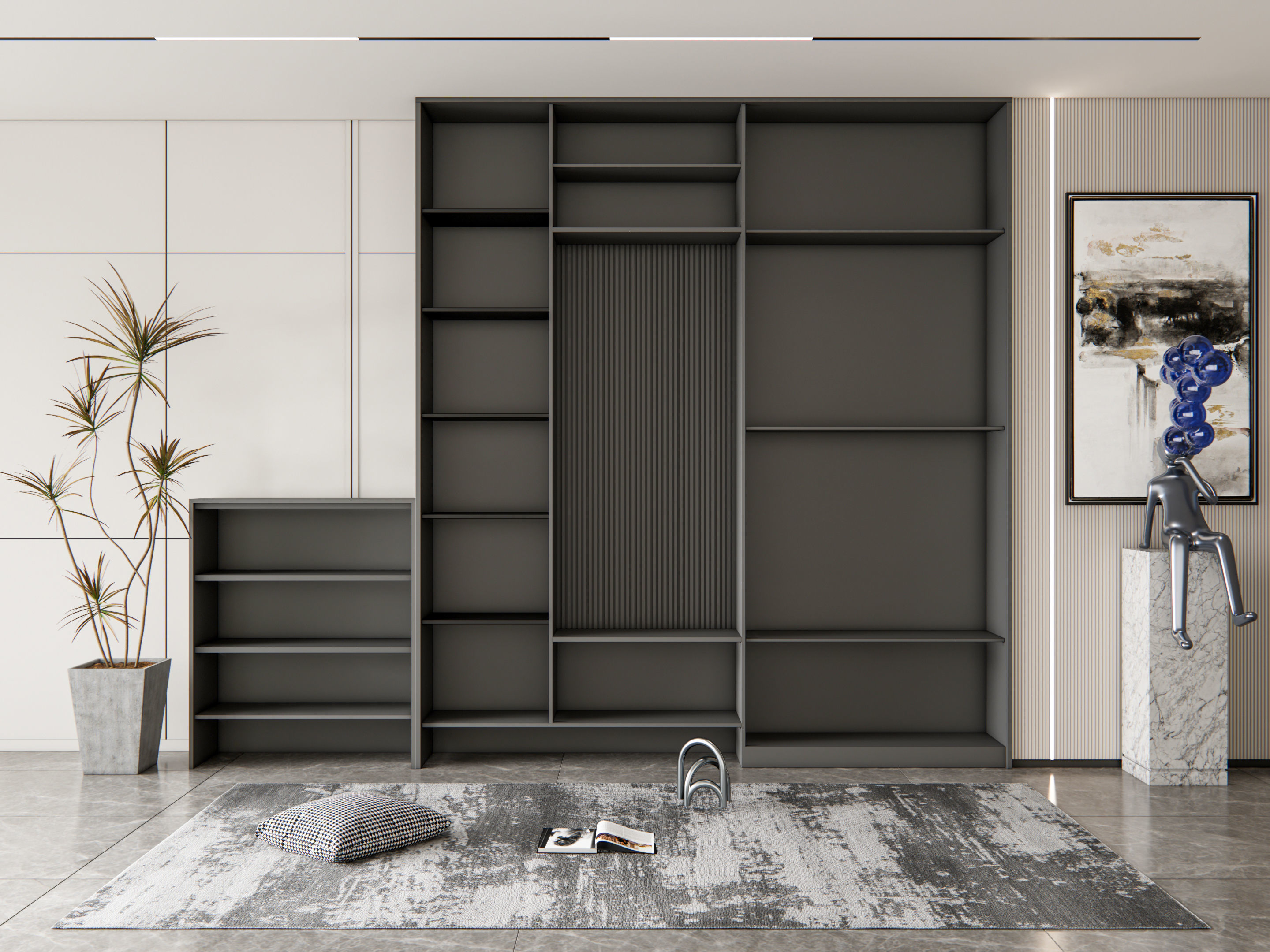 Entryway hallway entrance hall corridor furniture 20 3D model_17