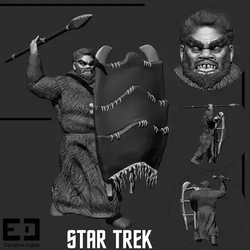 Galileo 7 Alien from Taurus II - STAR TREK 3D print model