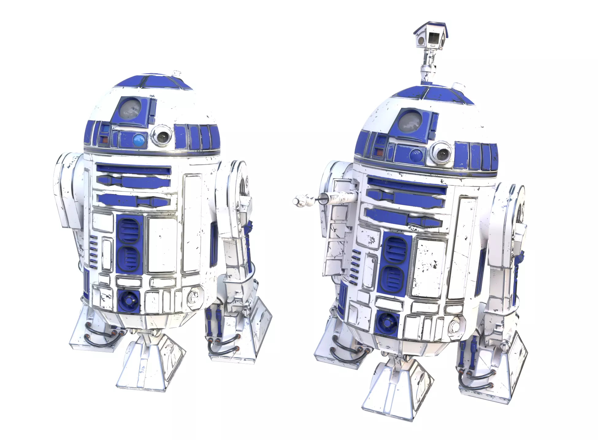 Droid r2d2 02 3D model_0