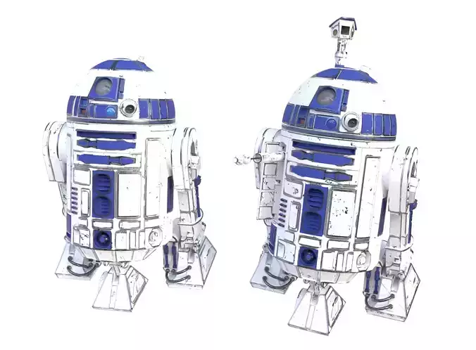 Droid r2d2 02 3D model