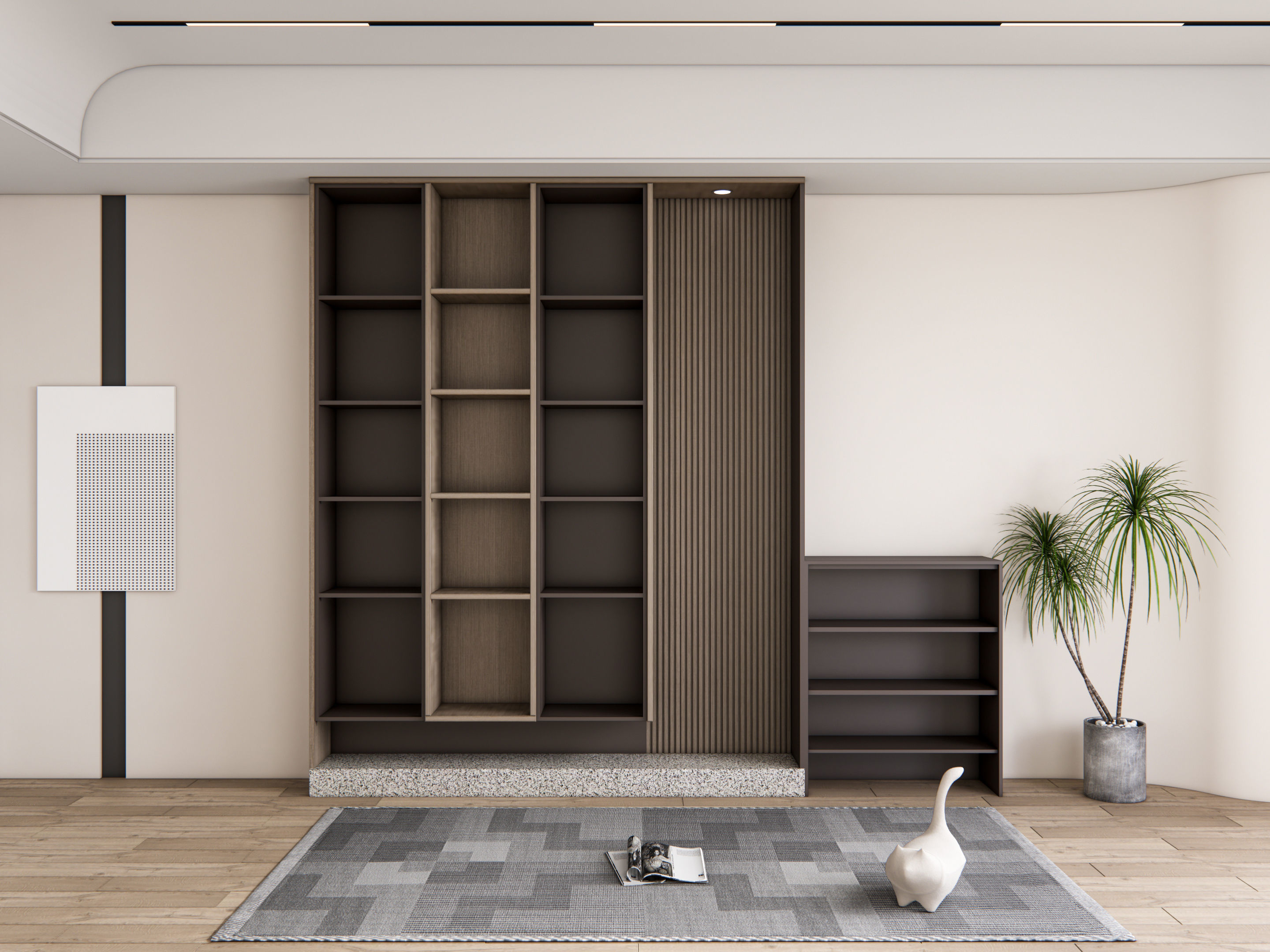 Entryway hallway entrance hall corridor furniture 23 3D model_8