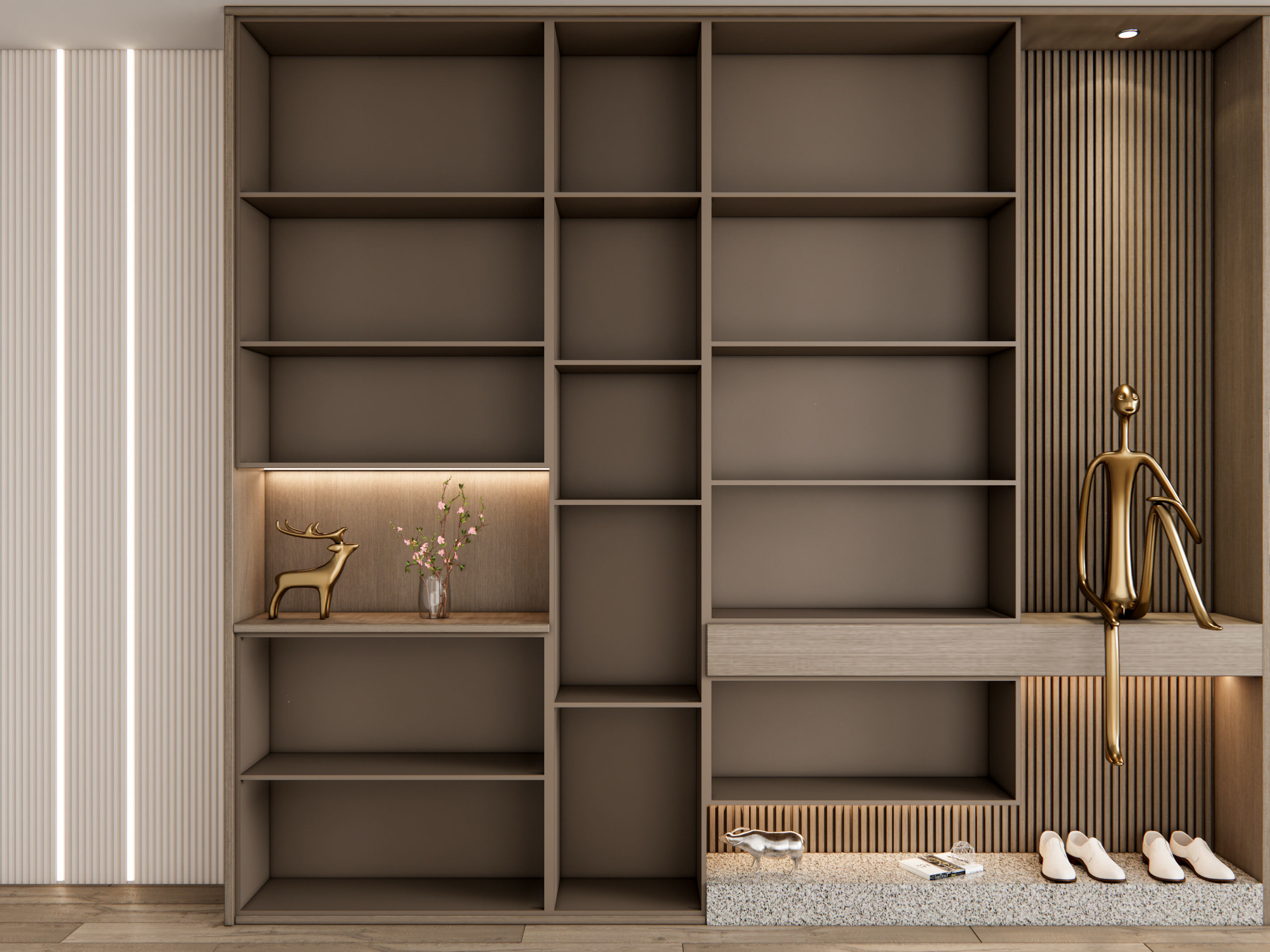 Entryway hallway entrance hall corridor furniture 24 3D model_14