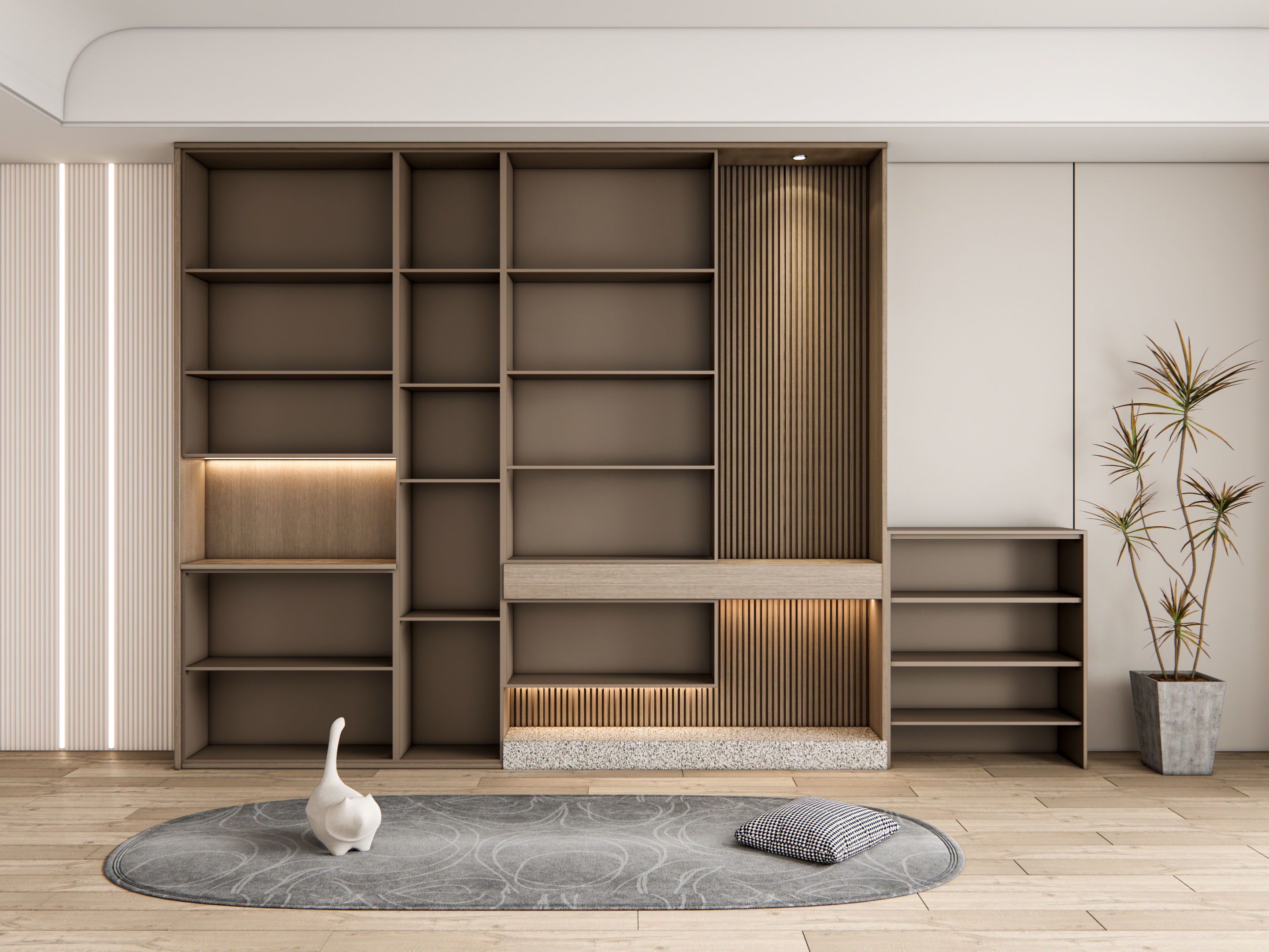 Entryway hallway entrance hall corridor furniture 24 3D model_2