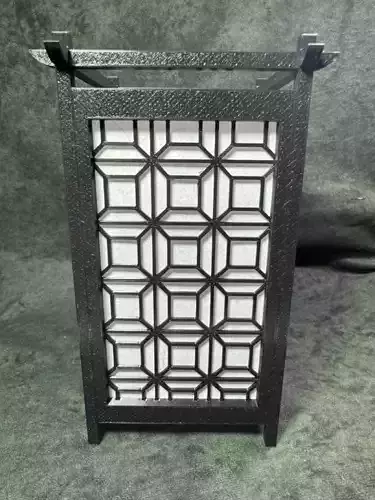 Kumiko Japanese Shoji Lantern - Tsutsuidutsu 3D print model