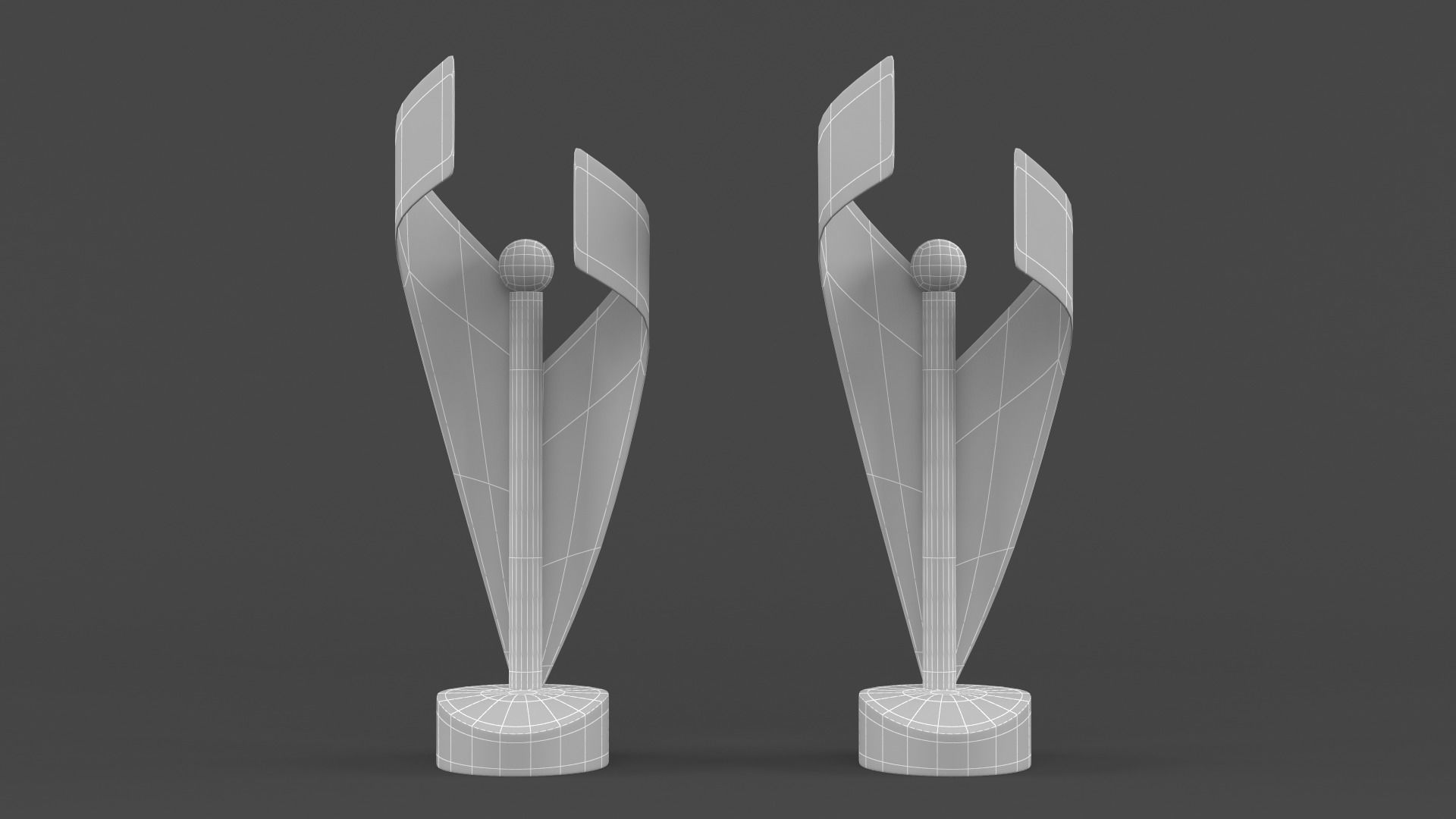 Trophy Cups 3D model_7