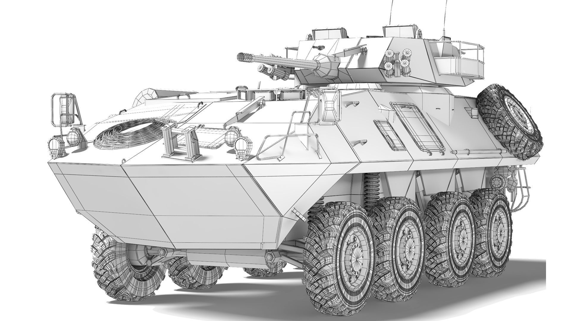 LAV-25 2005 3D model_8
