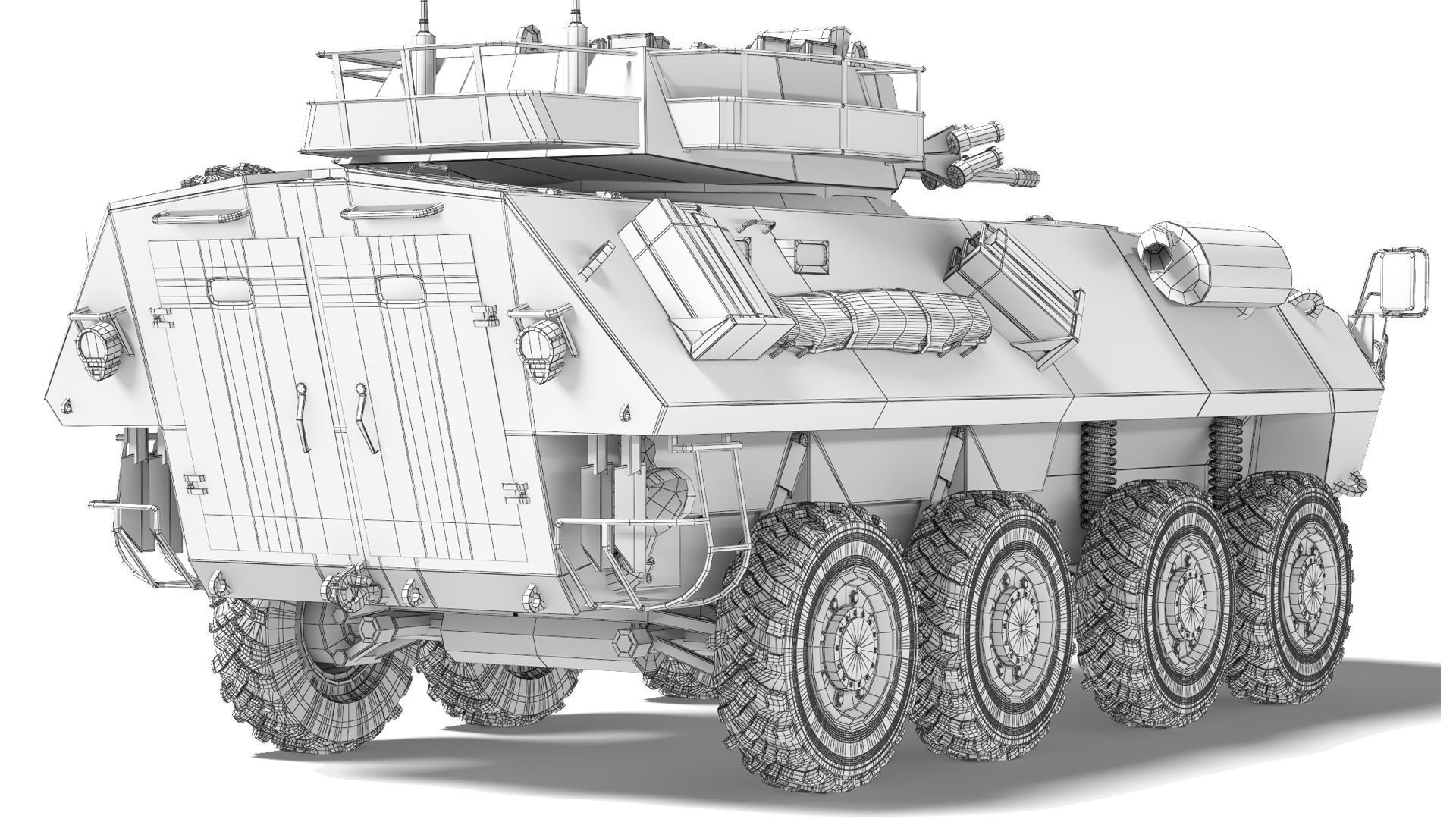 LAV-25 2005 3D model_9