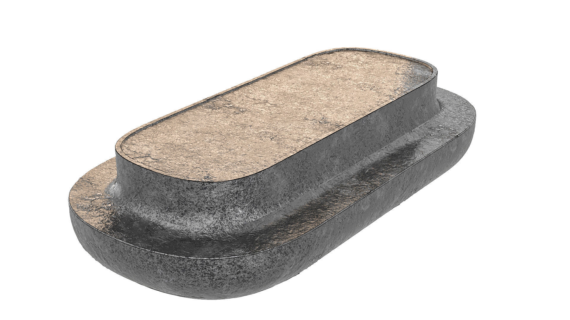 TOAD LARGE COFFEE TABLE 3D model_7