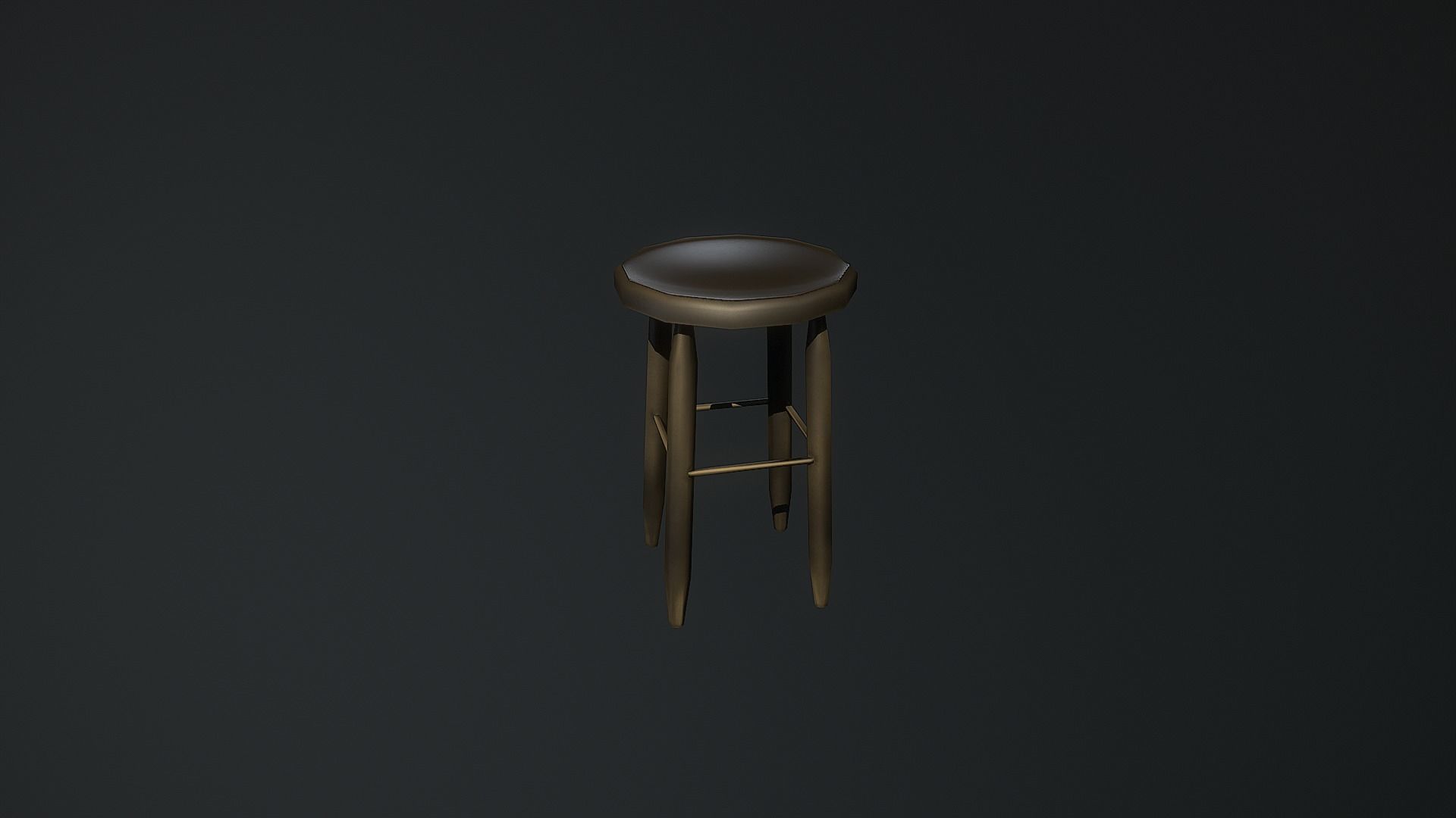 Low Poly Boxing Arena Arch Garden Low-poly 3D model_31