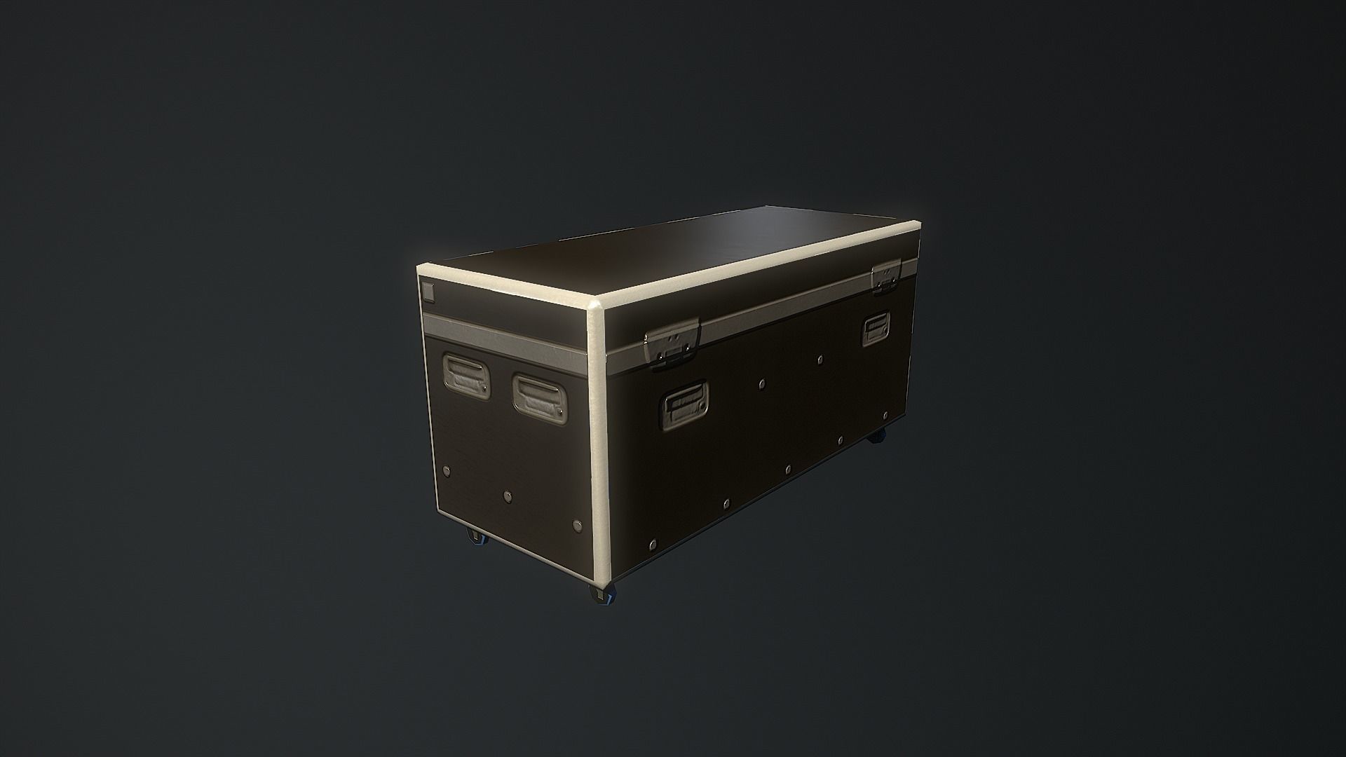 Low Poly Boxing Arena Arch Garden Low-poly 3D model_32