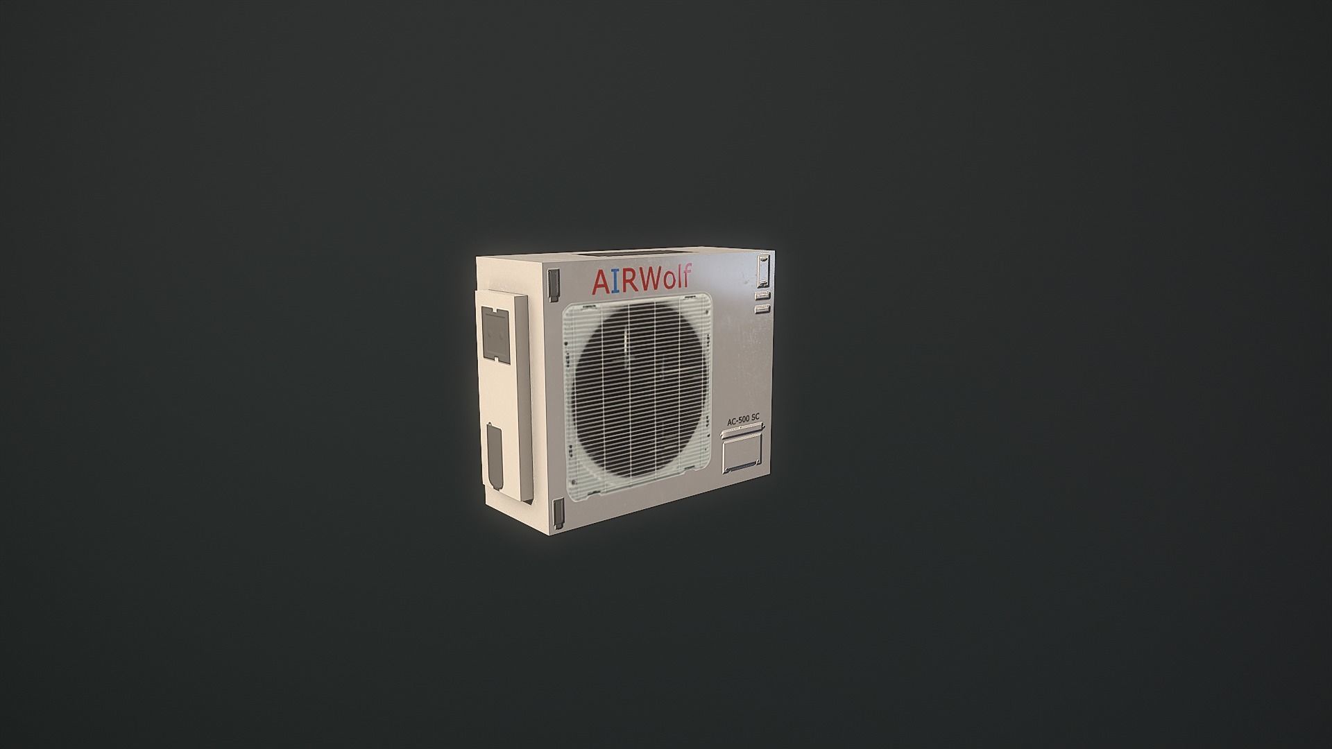 Low Poly Boxing Arena Arch Garden Low-poly 3D model_4