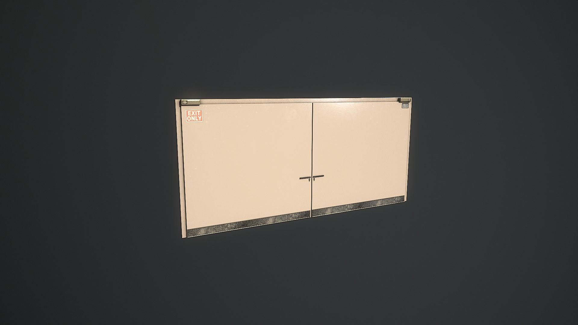 Low Poly Boxing Arena Arch Garden Low-poly 3D model_15