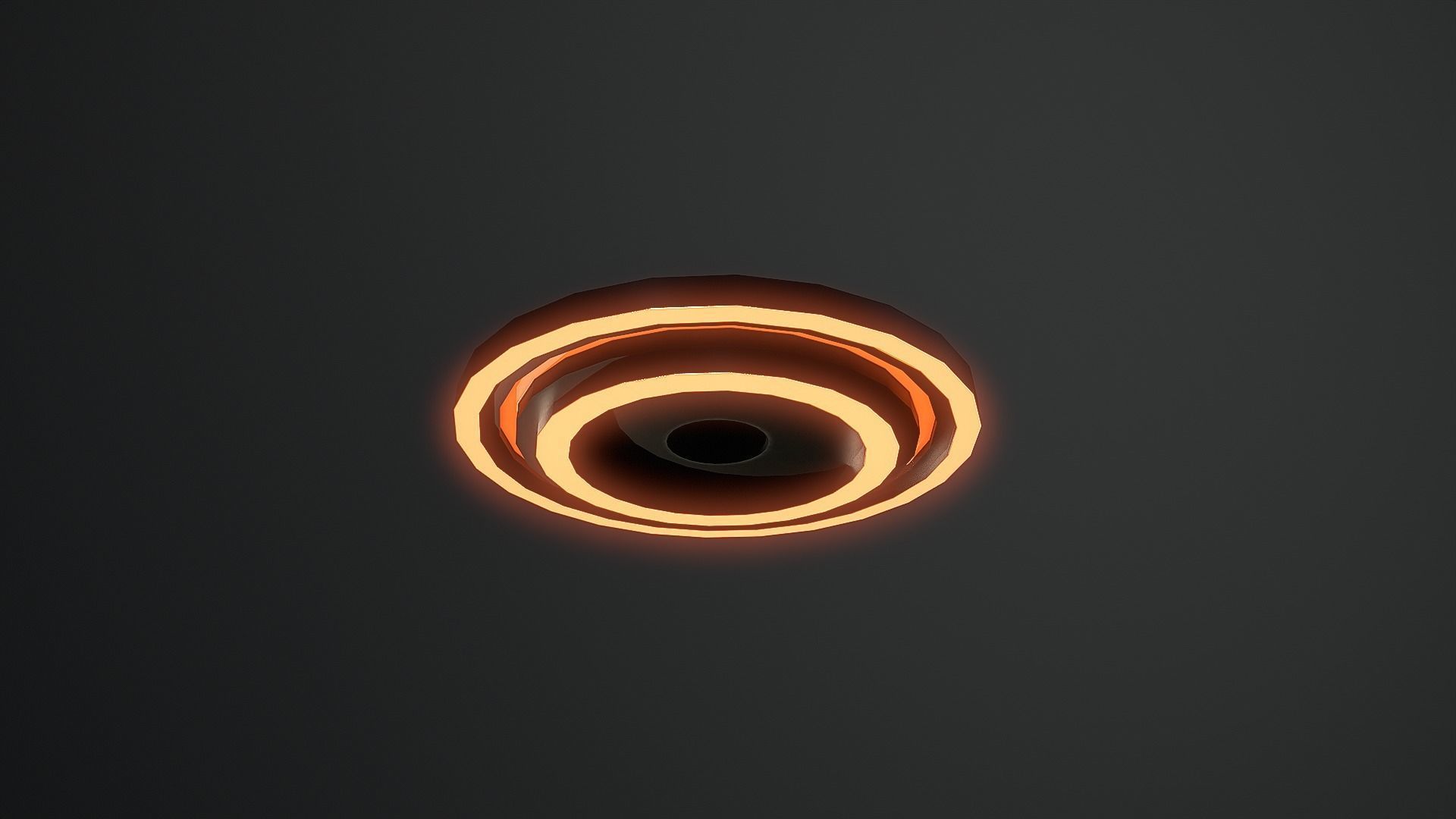 Low Poly Boxing Arena Arch Garden Low-poly 3D model_17