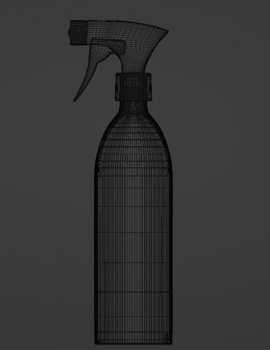 Air Freshener Spray Low-poly 3D model_3