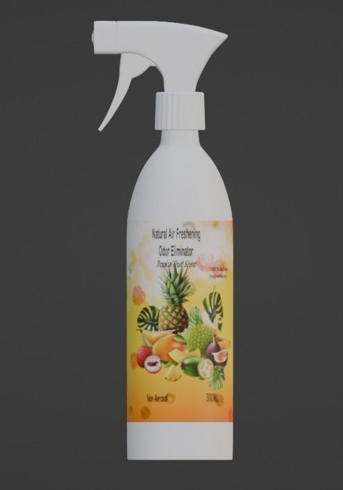 Air Freshener Spray Low-poly 3D model_1