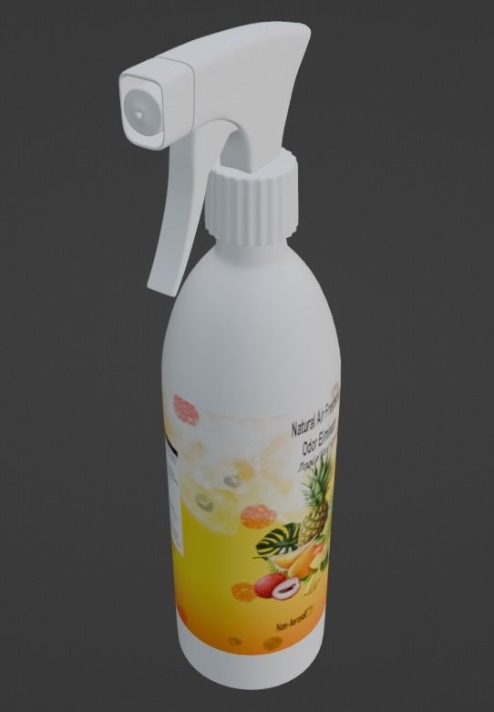 Air Freshener Spray Low-poly 3D model_2