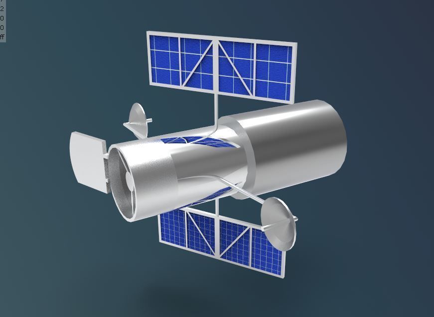 Hubble Space Telescope 3d model printing design 3D model 3D printable ...
