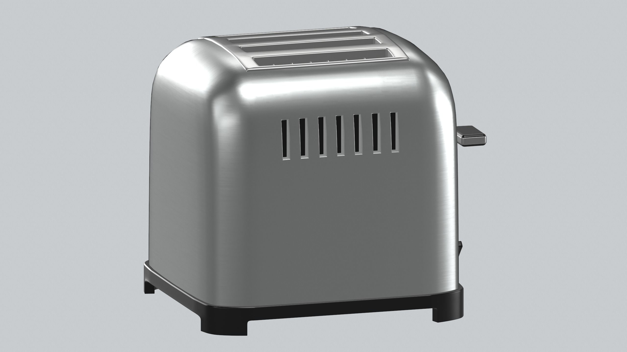 Toaster Kitchen appliances PBR model Low-poly 3D model_6