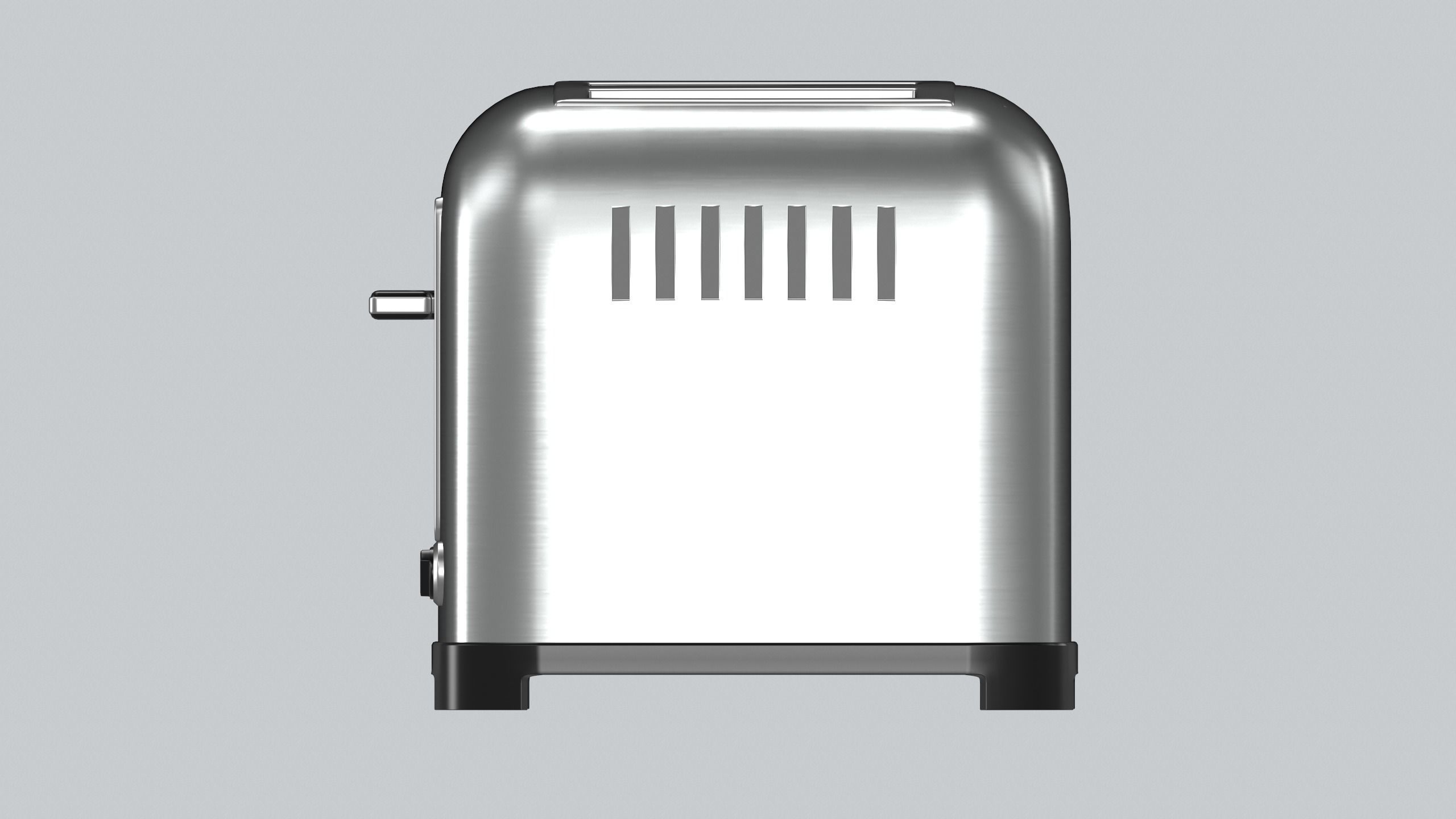 Toaster Kitchen appliances PBR model Low-poly 3D model_3