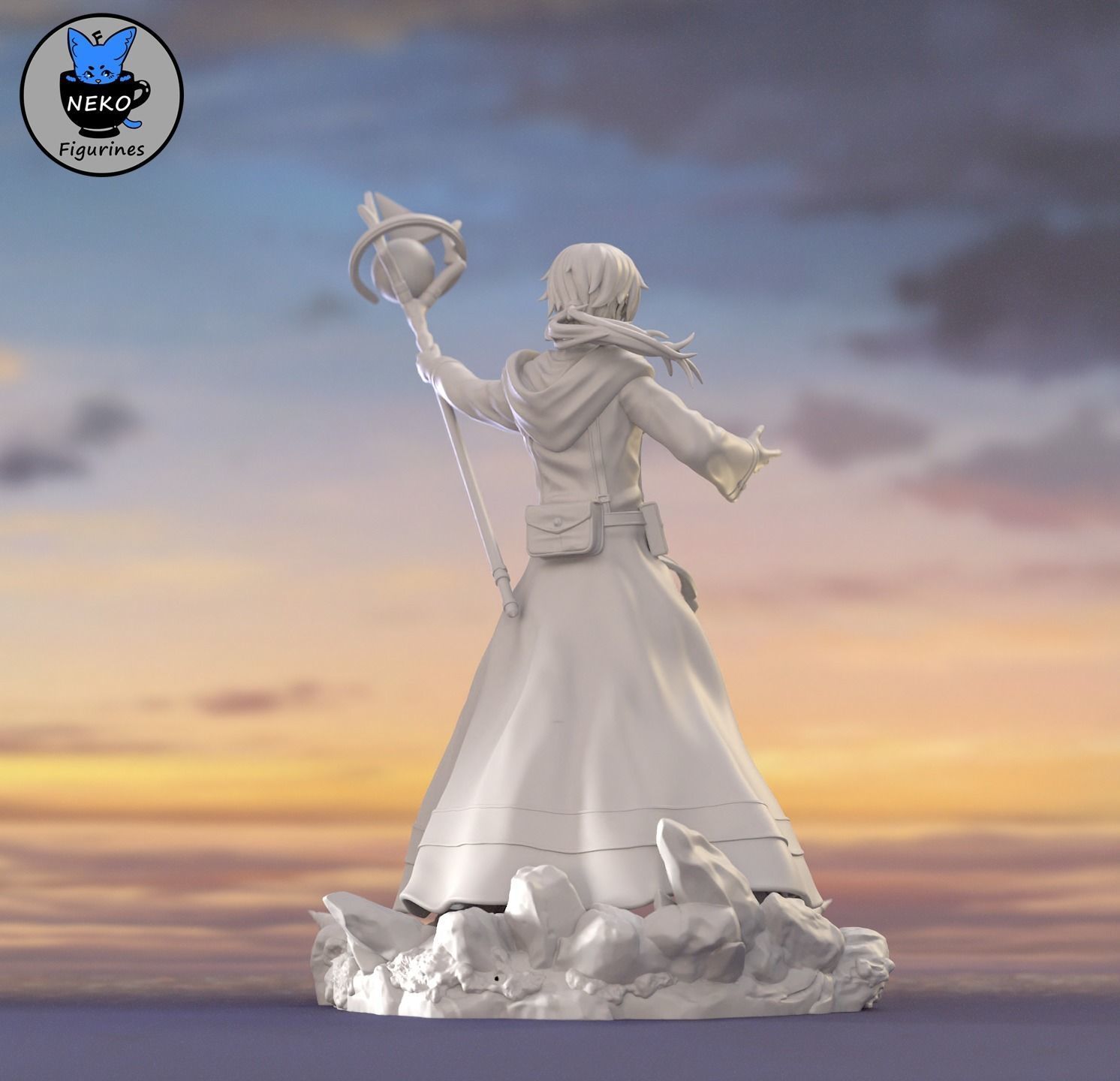 Rudeus Greyrat - Mushoku Tensei Anime Figurine for 3D printing  3D print model_14