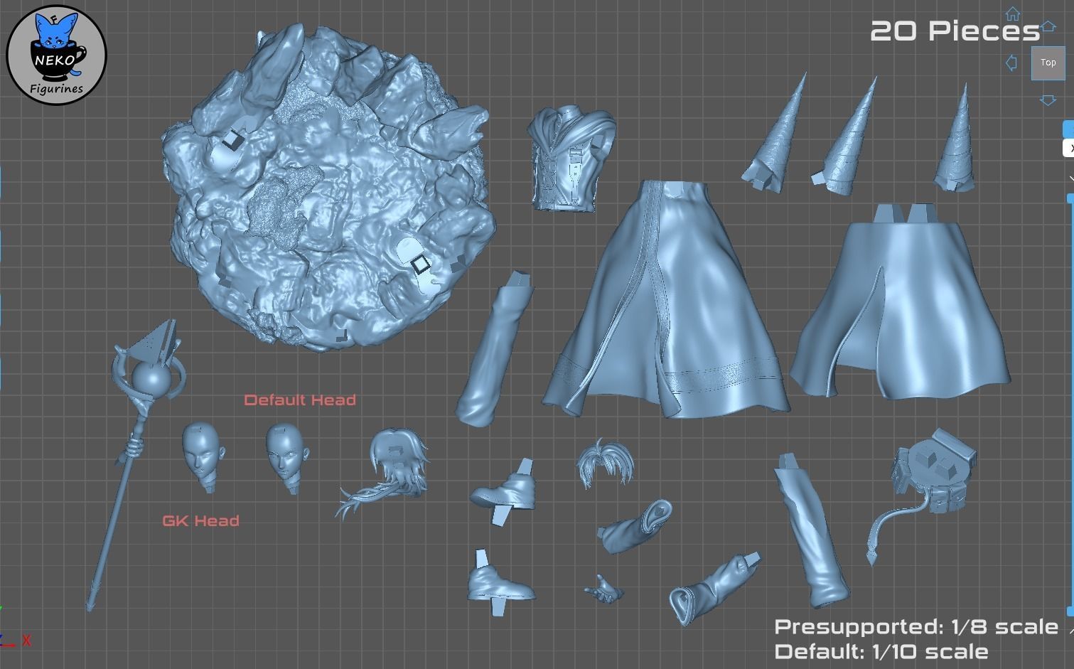Rudeus Greyrat - Mushoku Tensei Anime Figurine for 3D printing  3D print model_5