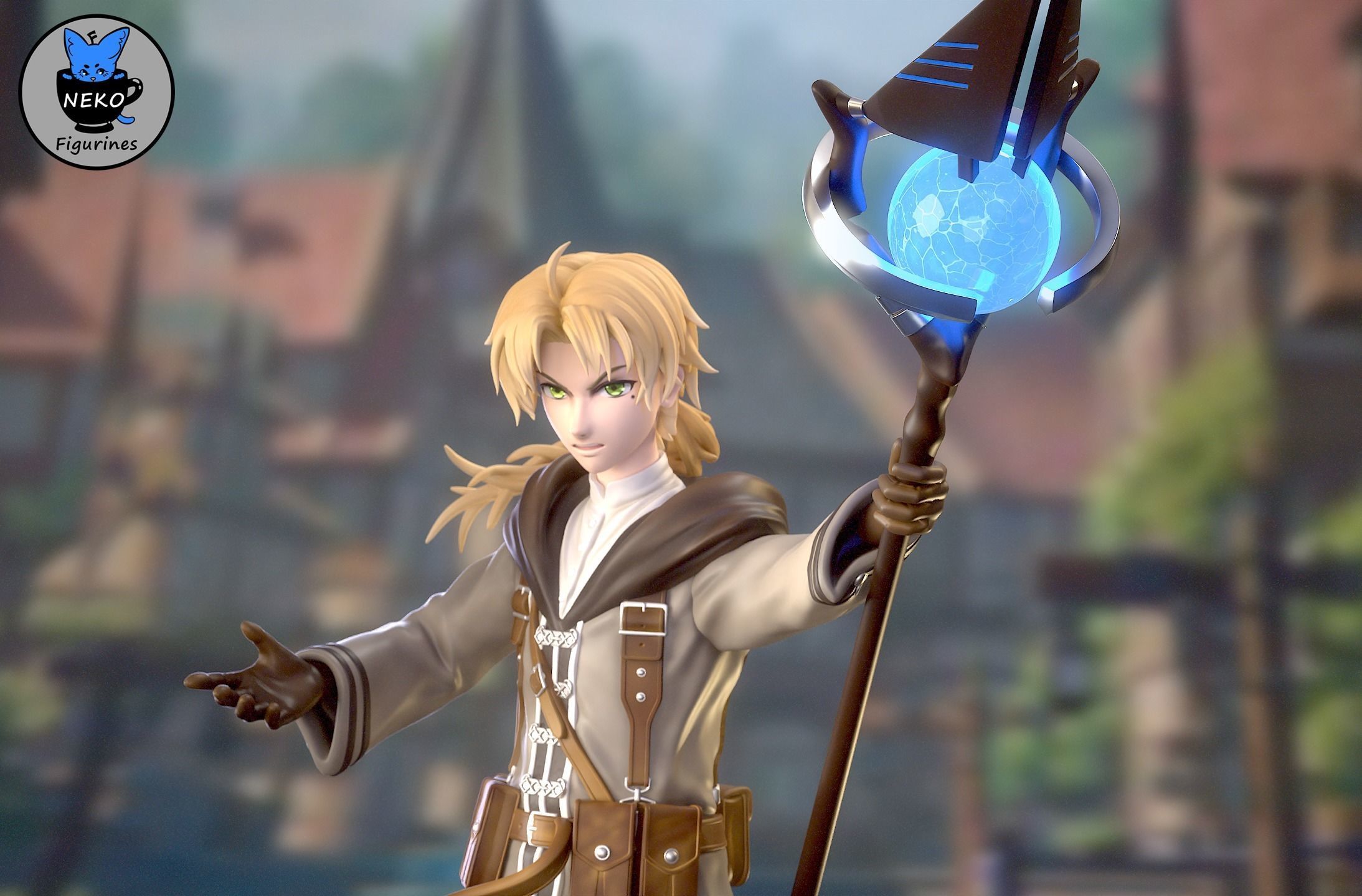 Rudeus Greyrat - Mushoku Tensei Anime Figurine for 3D printing  3D print model_6