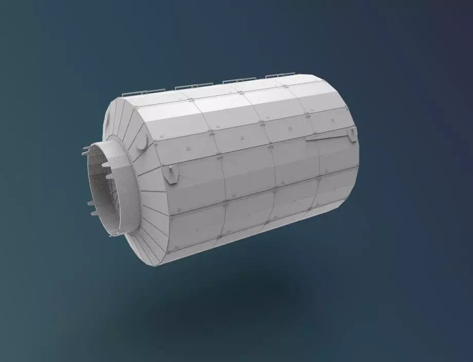 columbus space module 3D print model_0